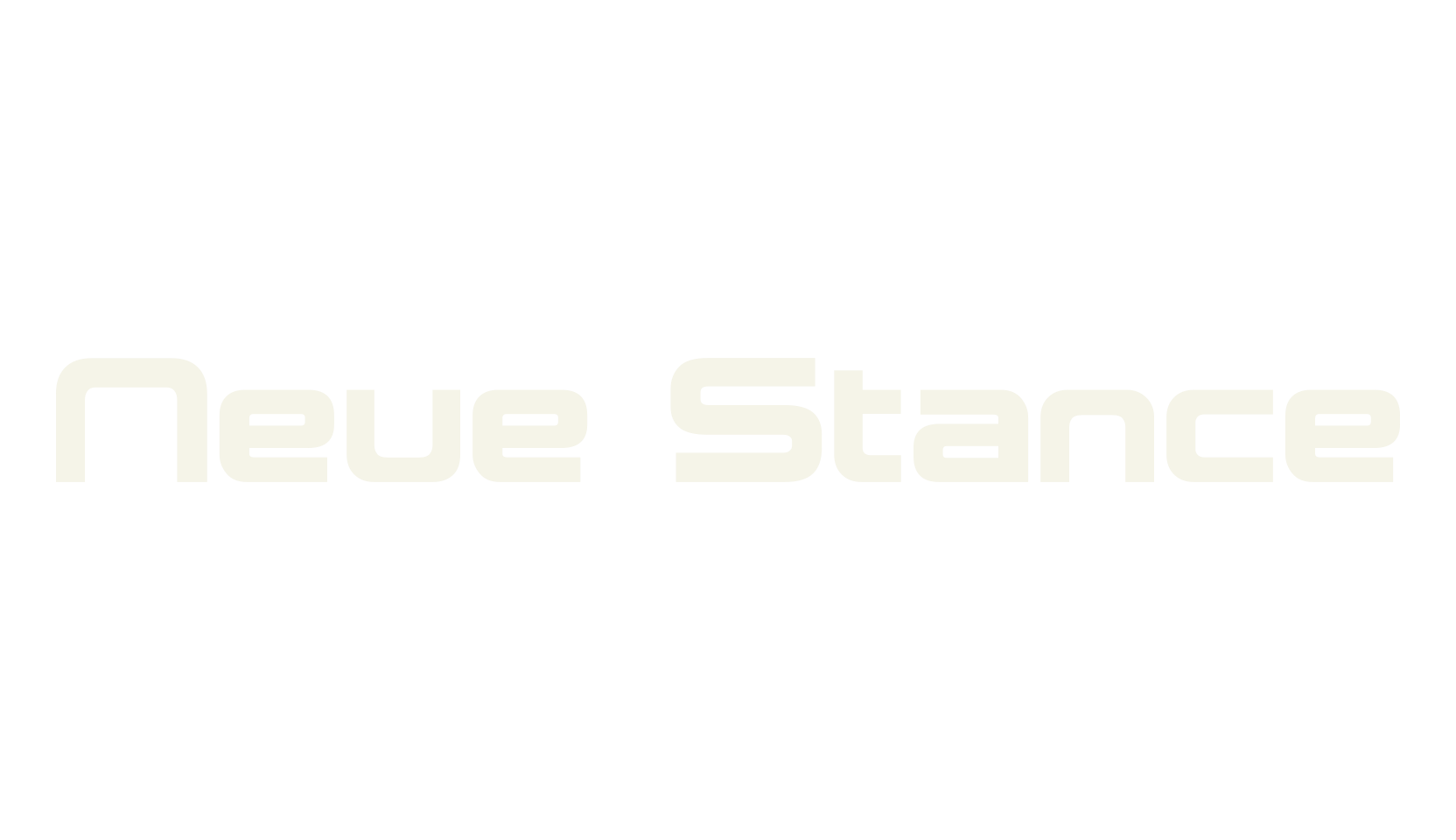 Neue Stance, extra bold font preview