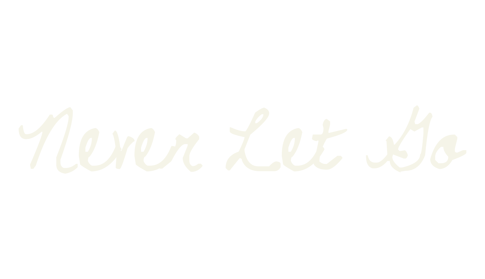 Never Let Go, display market font preview