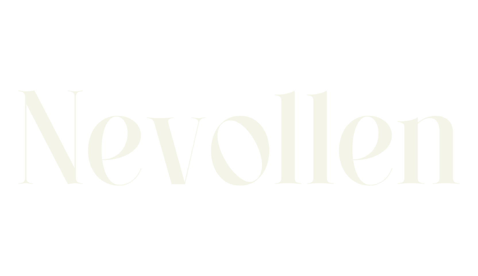 Nevollen, serif font preview