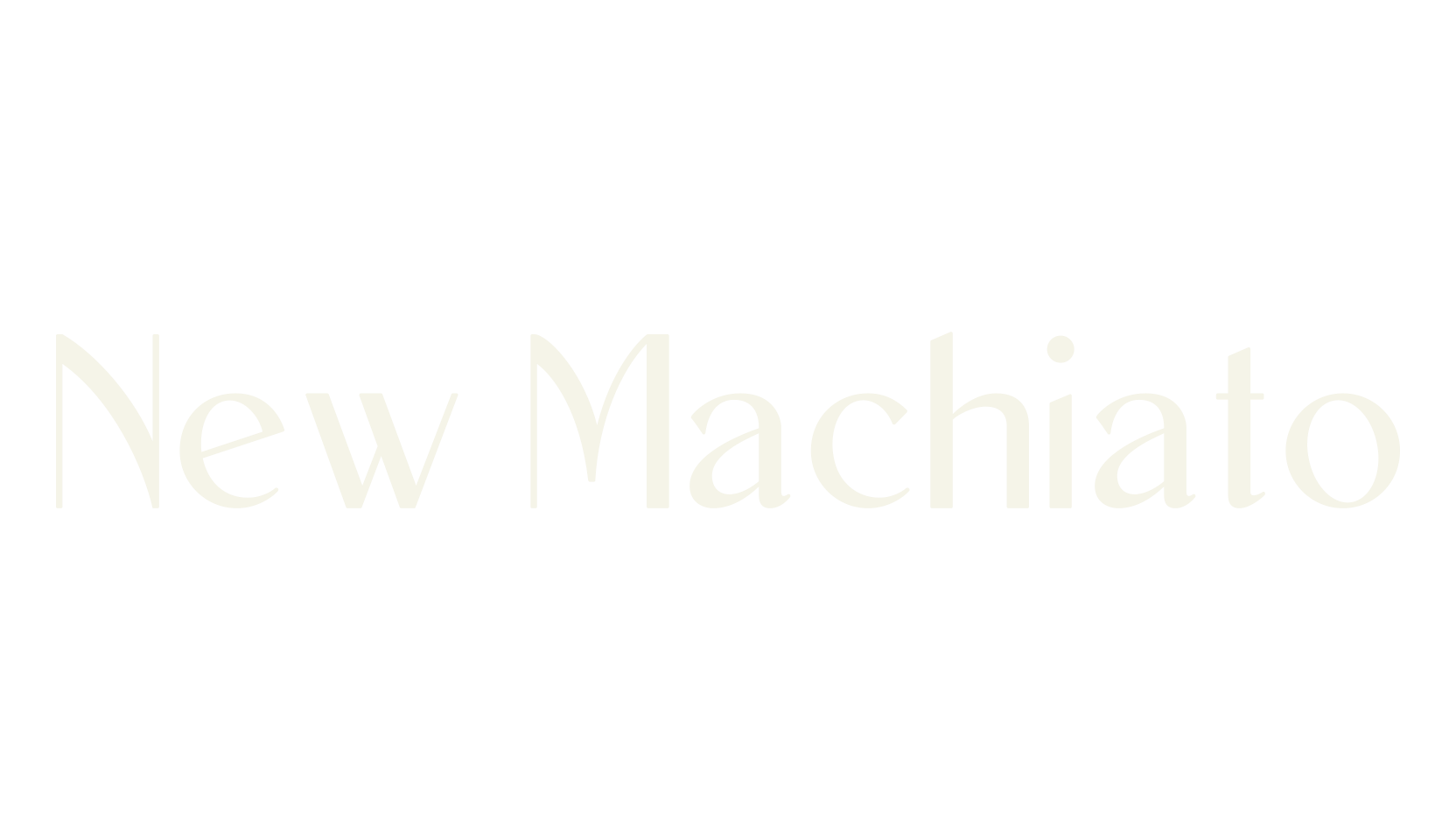 New Machiato, serif font preview