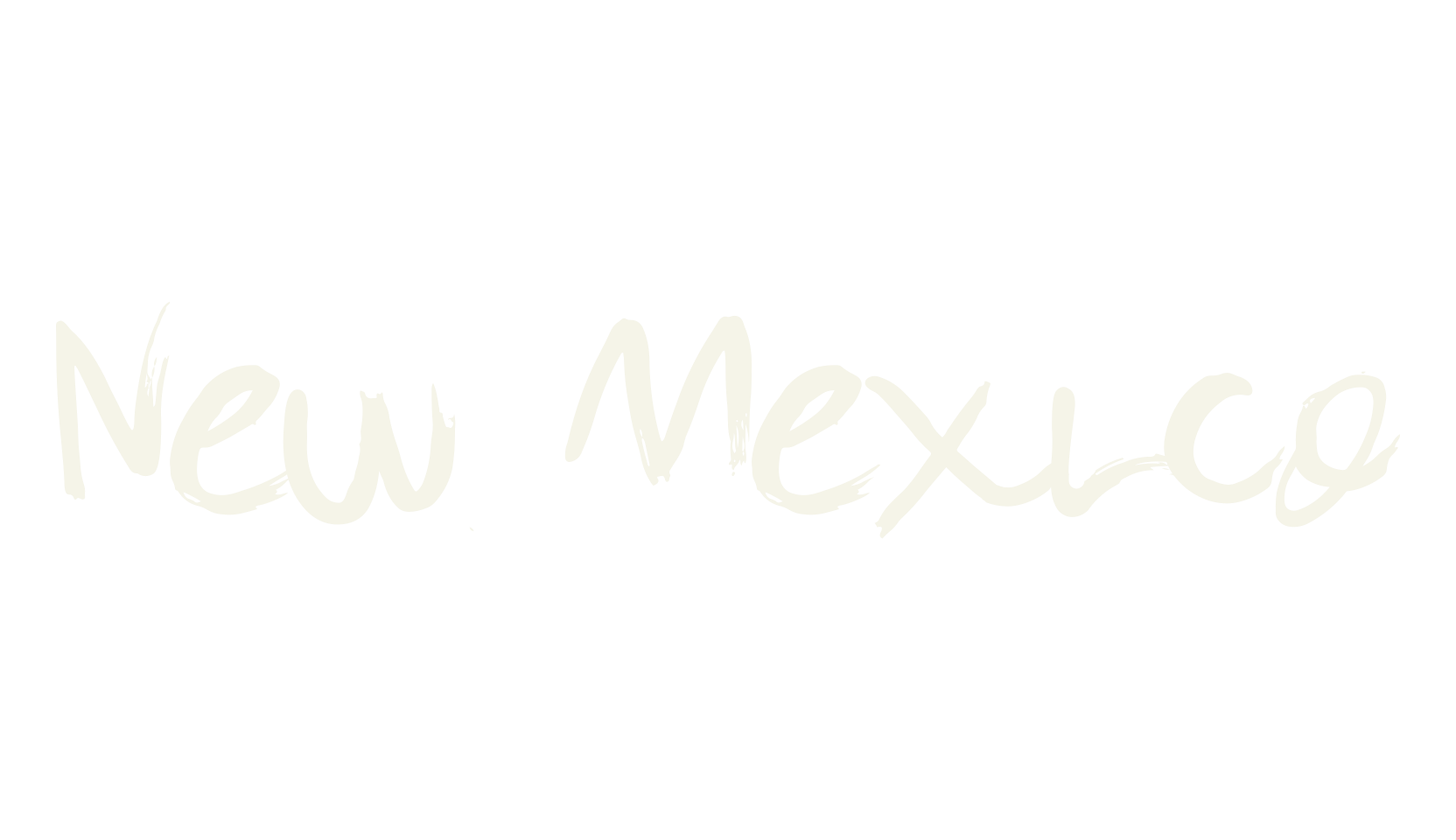 New Mexico, script font preview