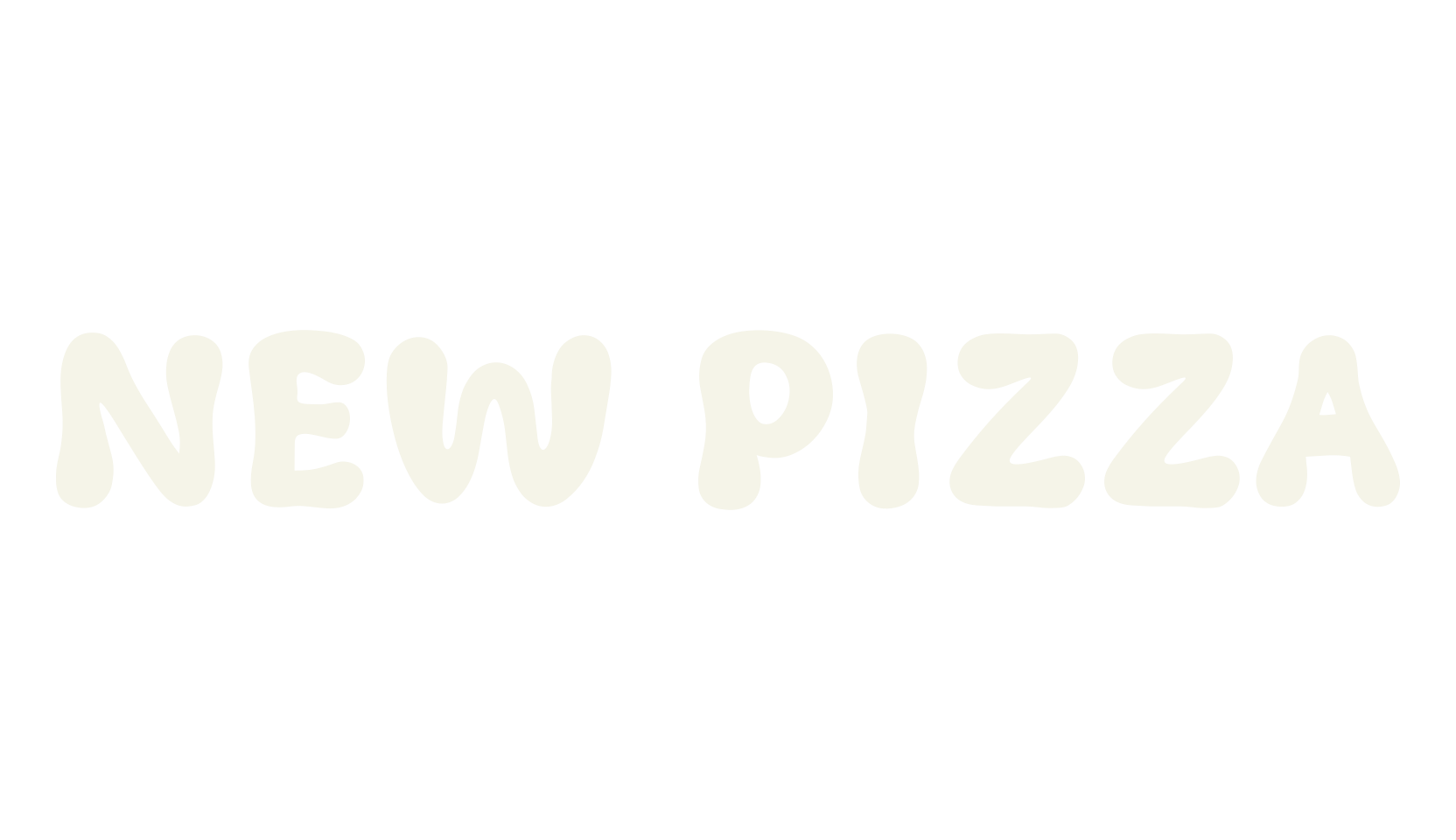 New Pizza, display market font preview