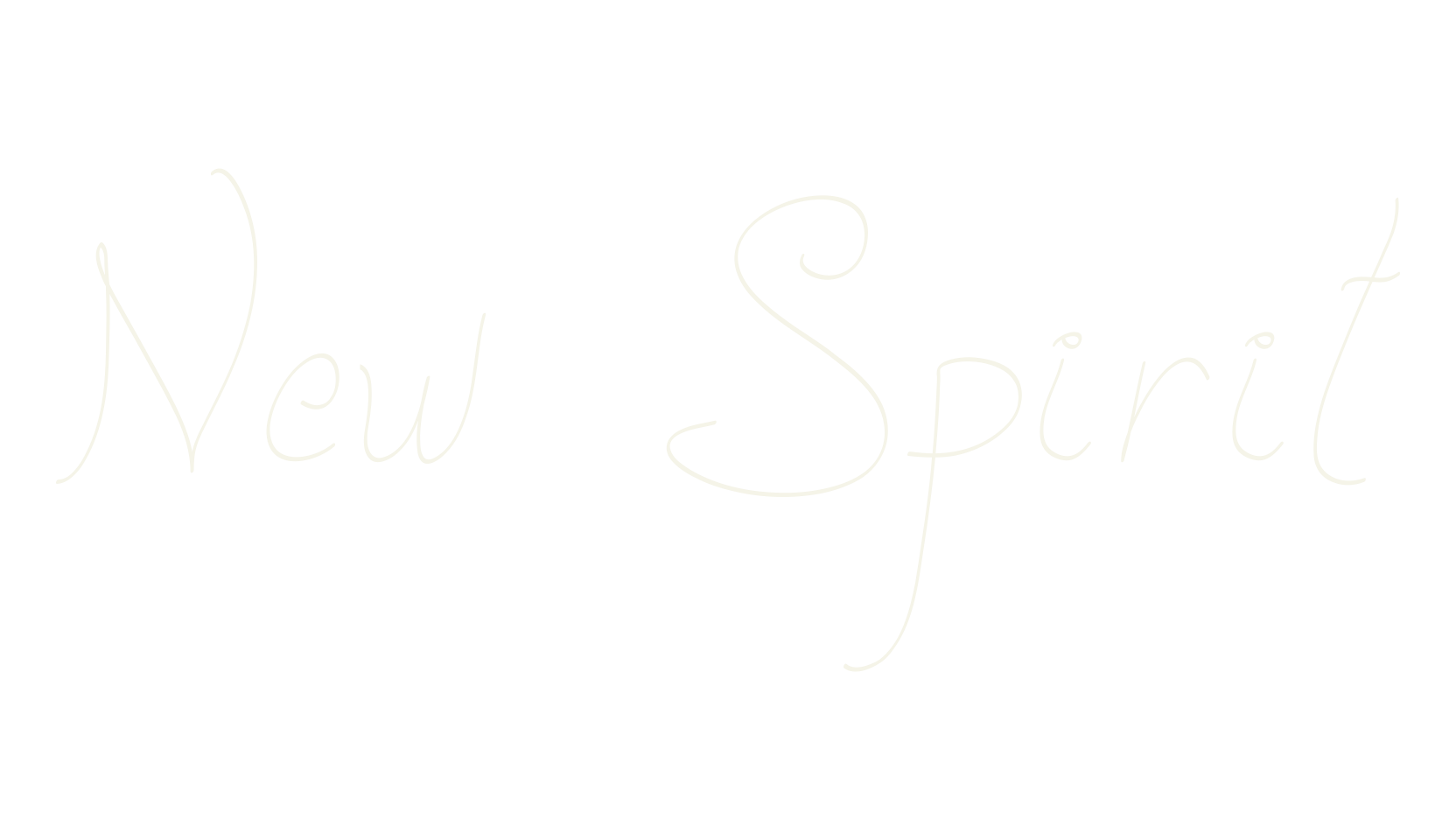 New Spirit, handwriting font preview