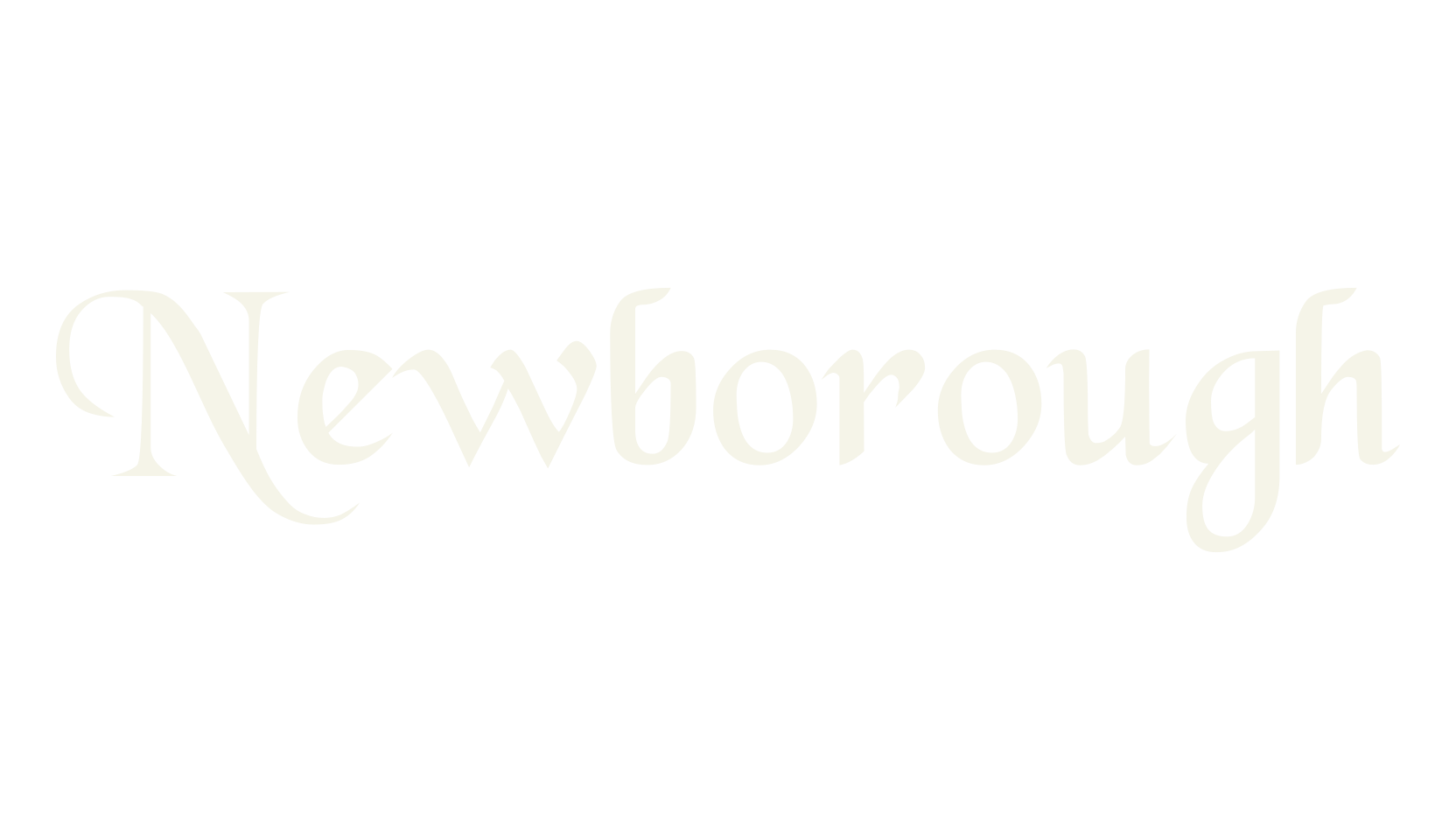 Newborough, fashion script font preview