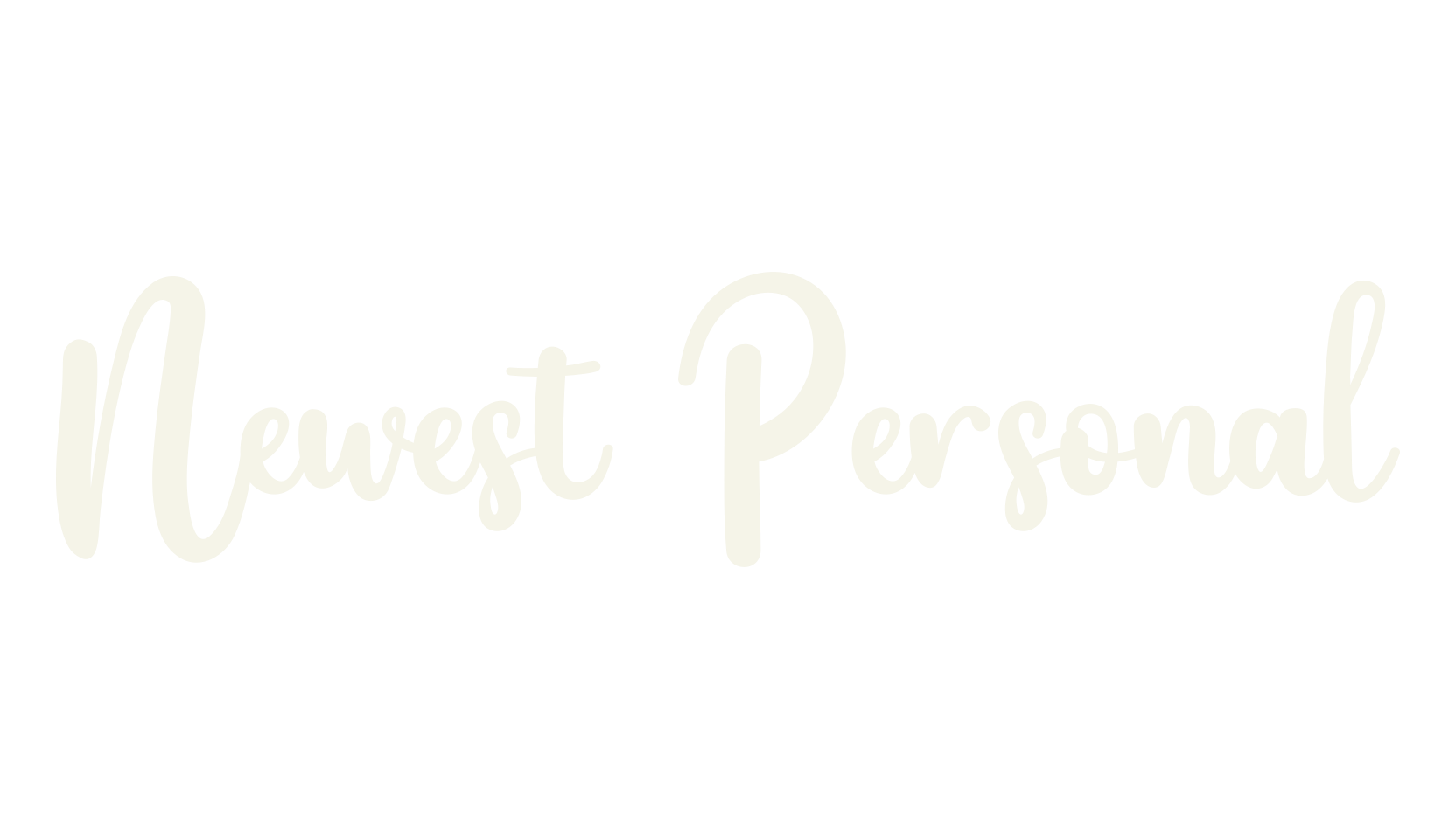 Newest Personal, script font preview