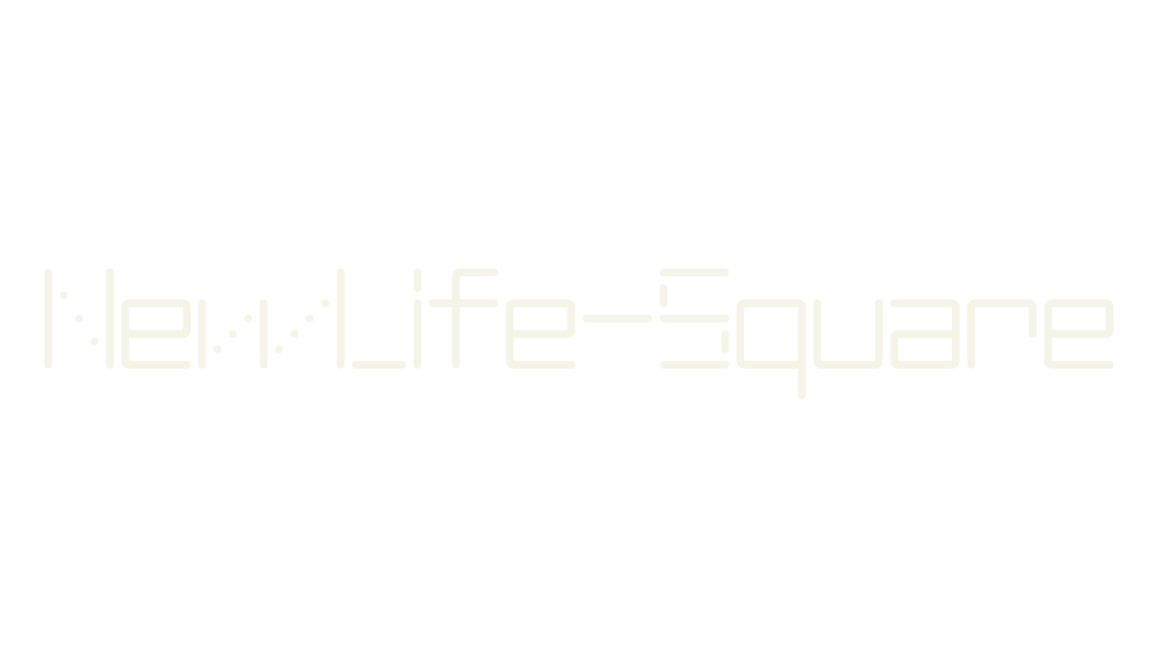 NewLife-Square, pixel font preview