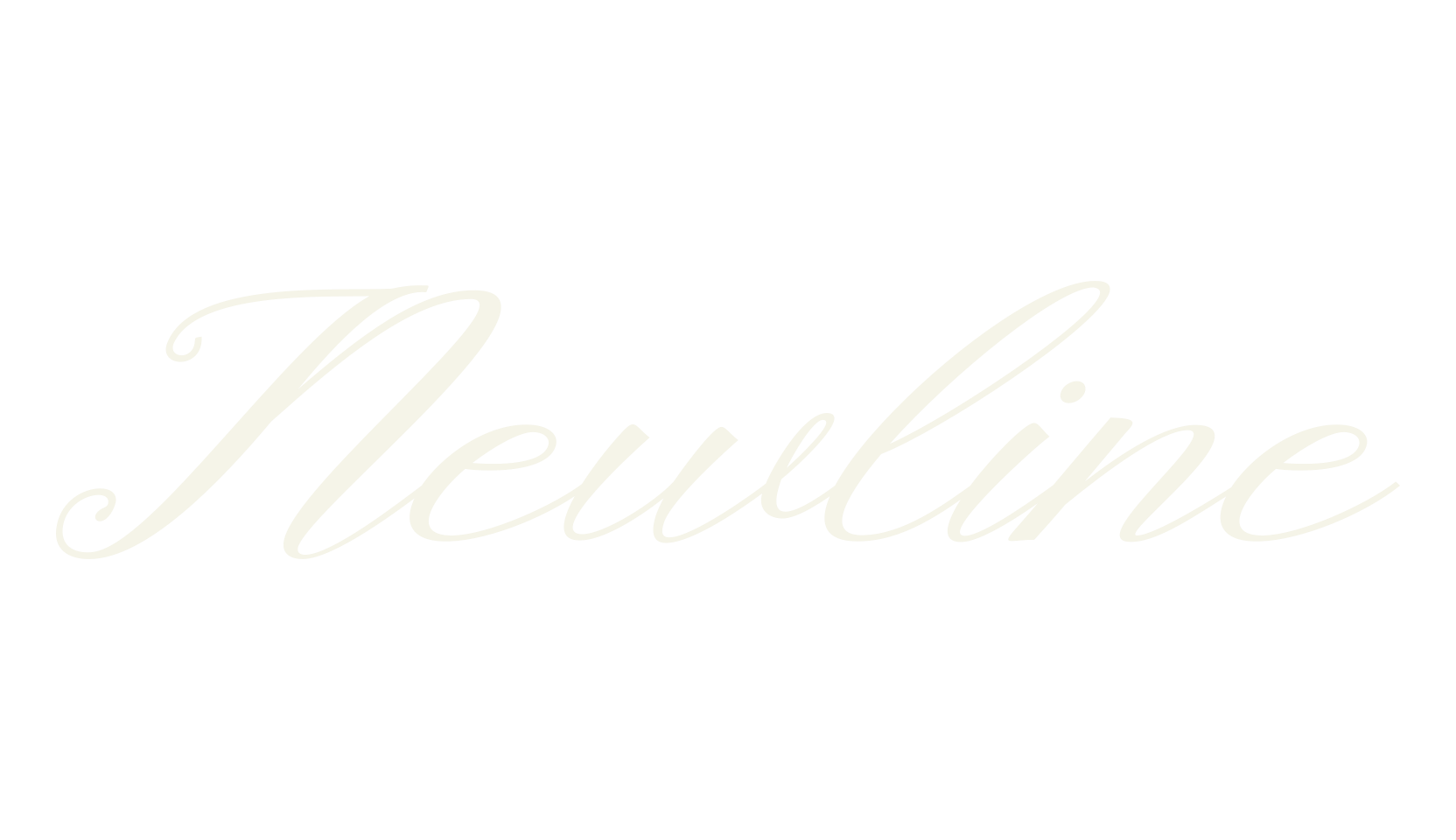 Newline, calligraphy font preview