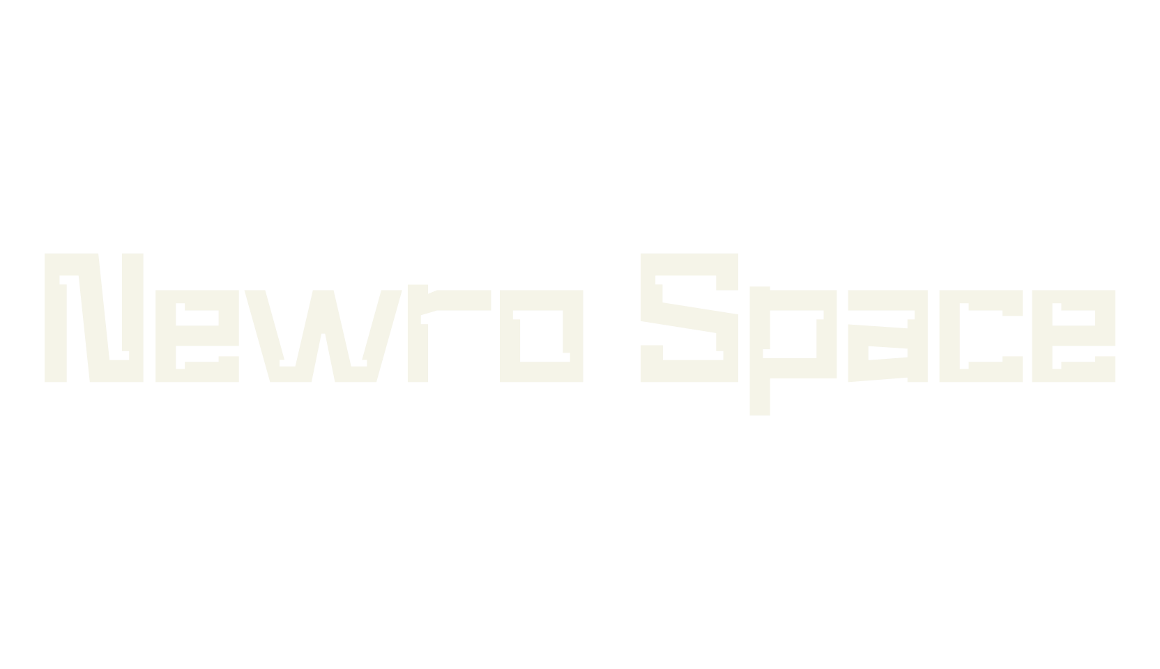 Newro Space, science font preview