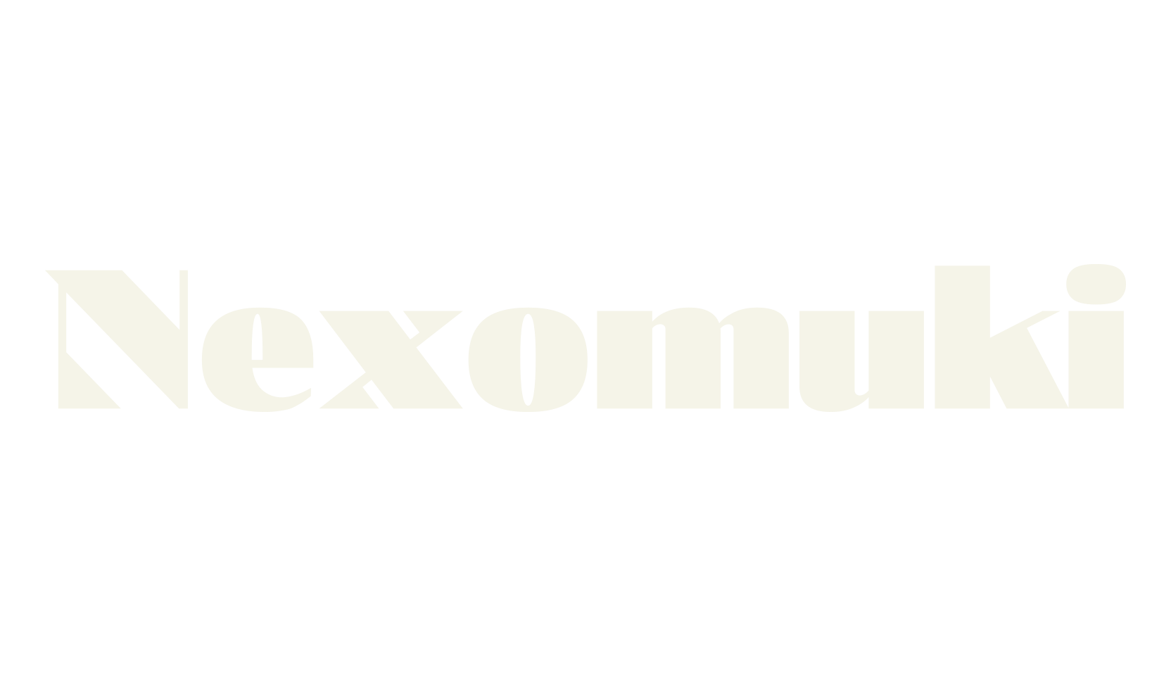 Nexomuki, masculine font preview
