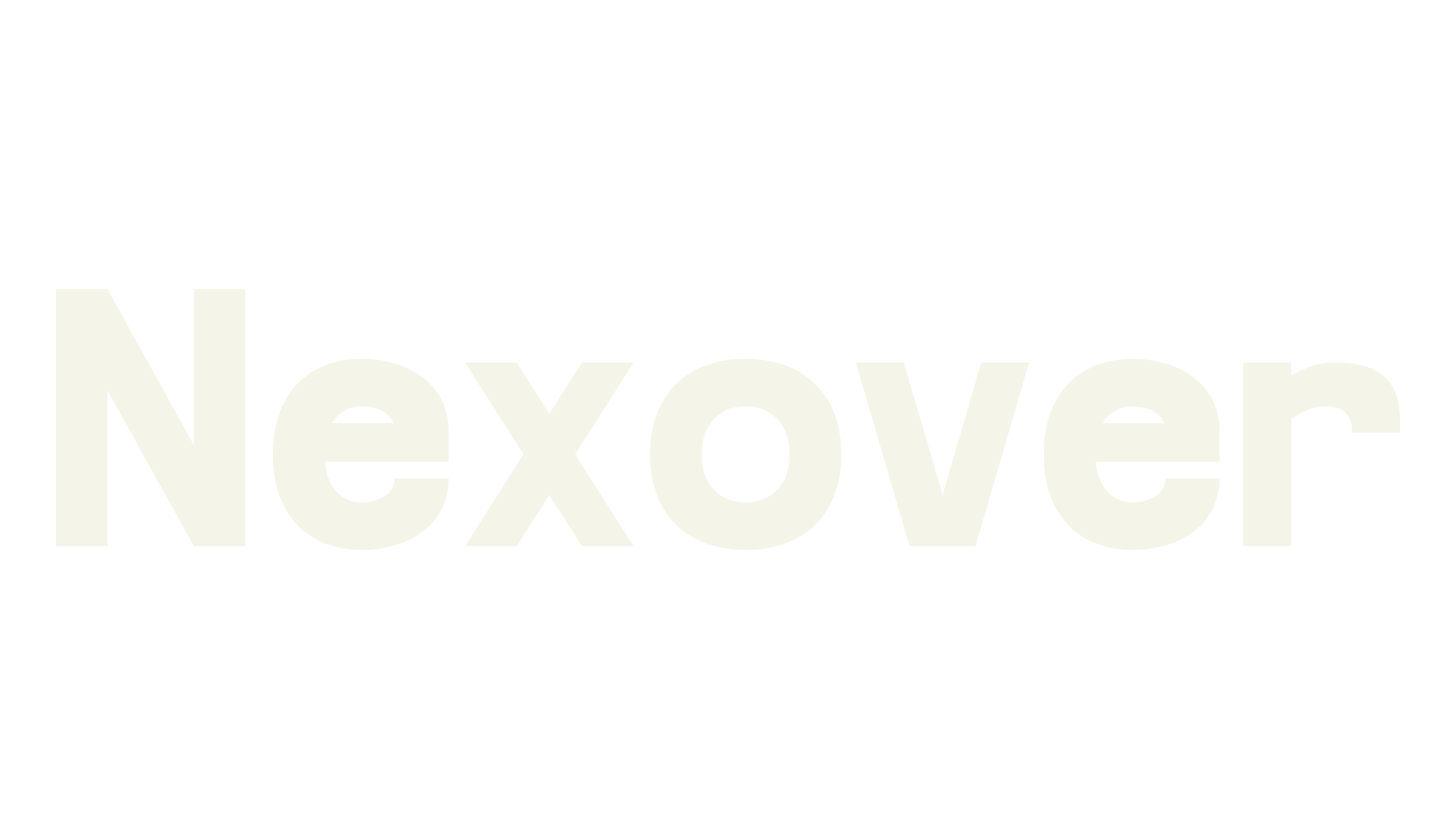 Nexover, sans serif font preview