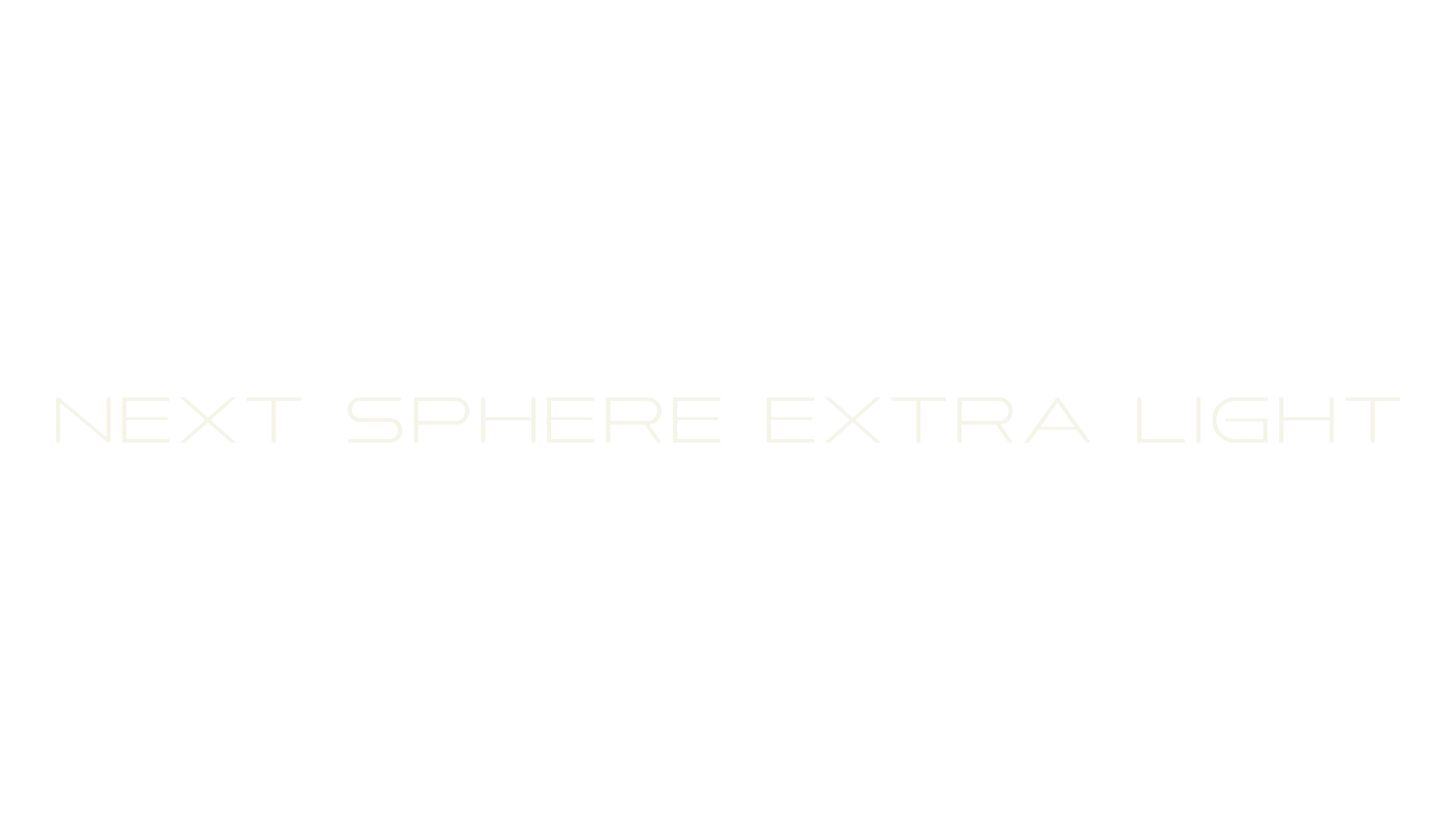 Next Sphere Extra Light, sans serif font preview
