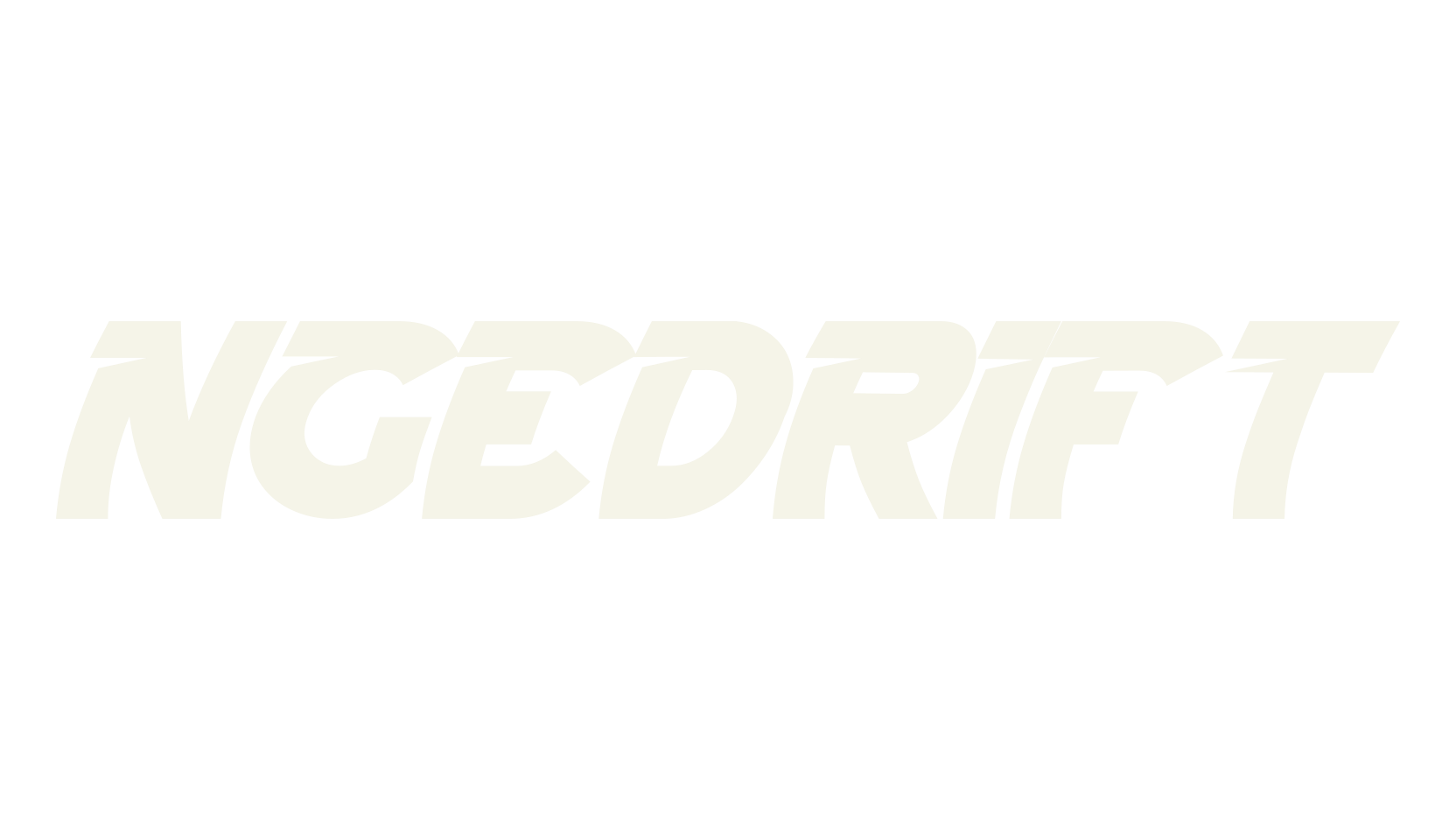 Ngedrift, racing font preview
