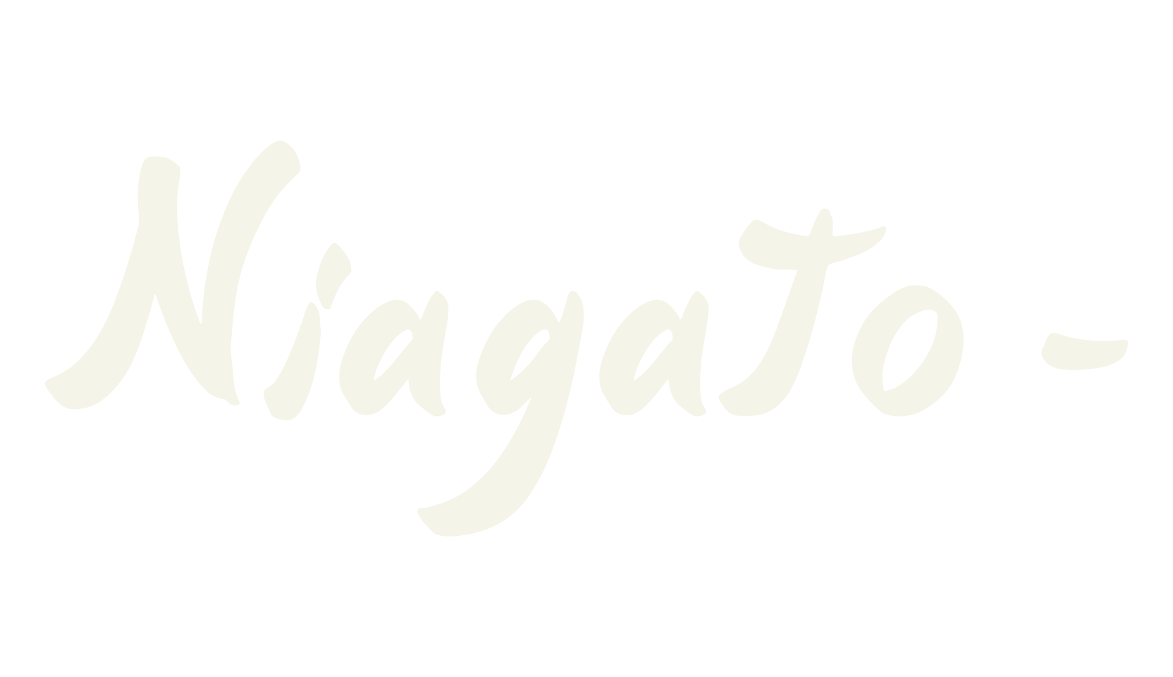 Niagato -, japanese font preview