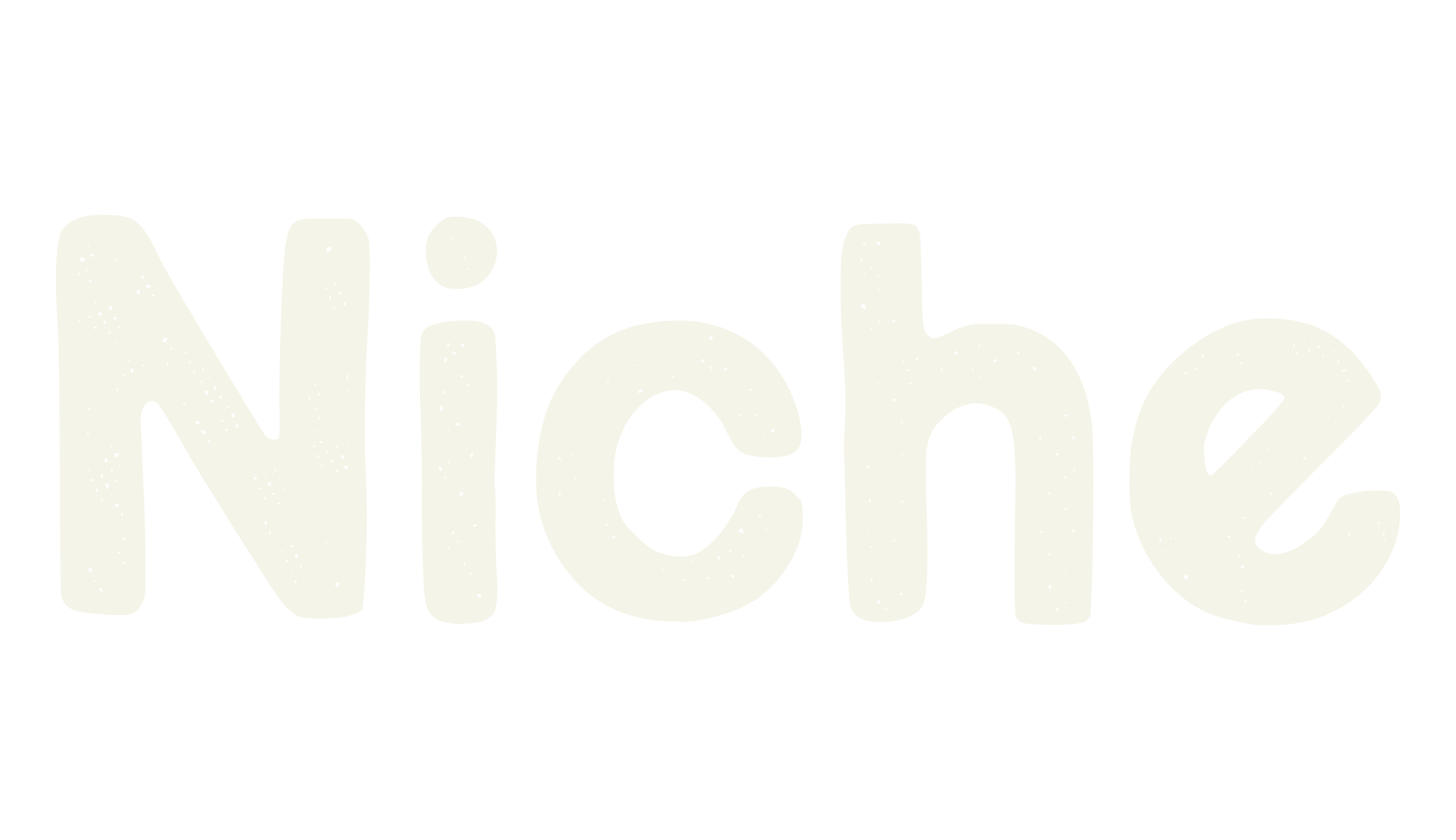 Niche, bold font preview