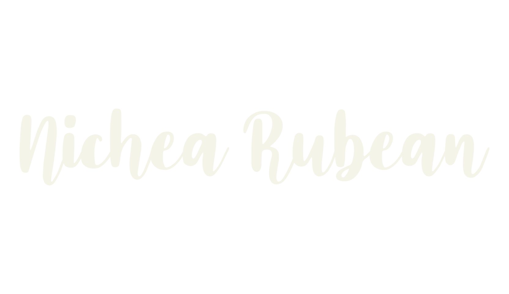 Nichea Rubean, fancy font preview
