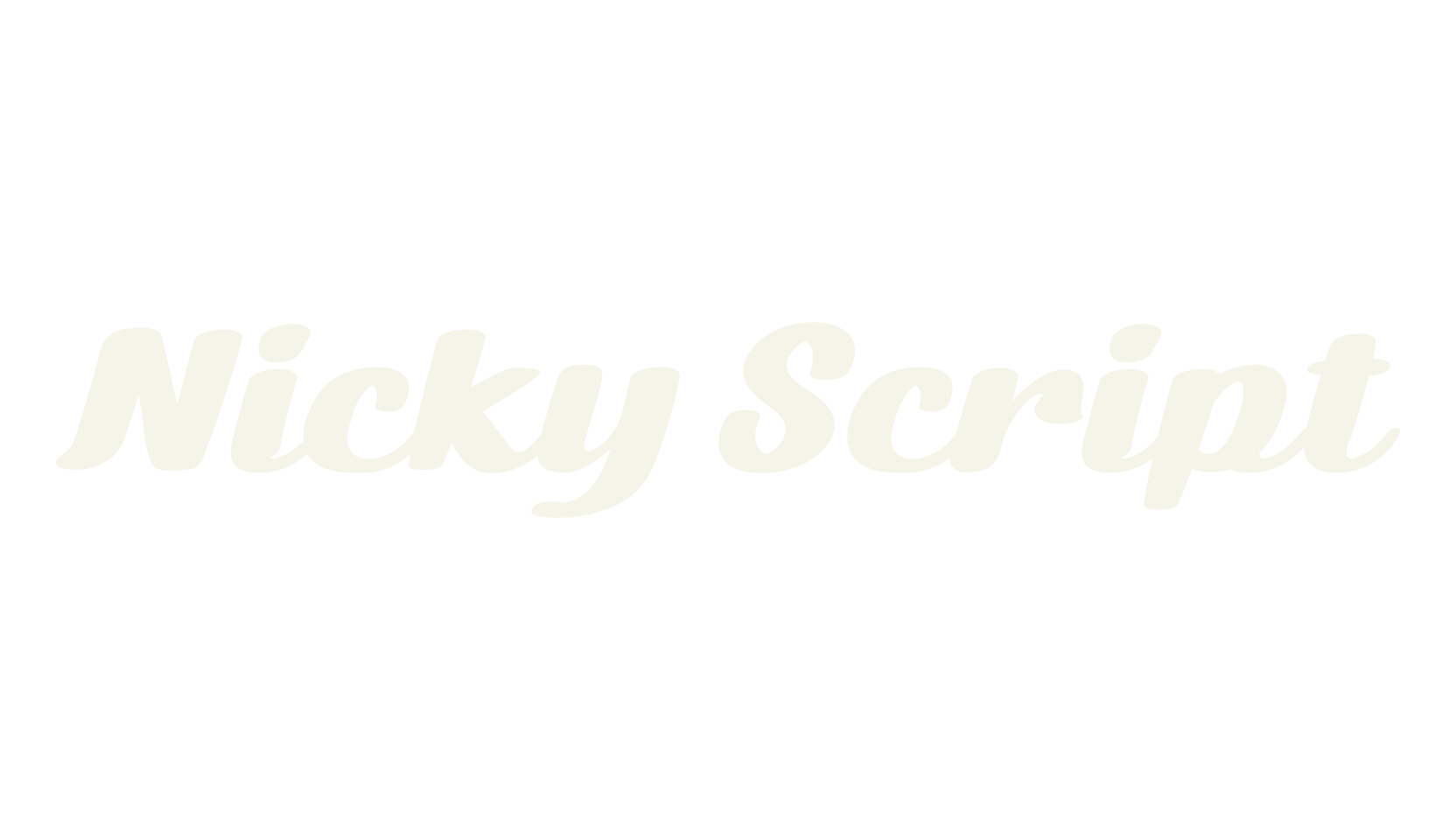 Nicky Script, calligraphy font preview