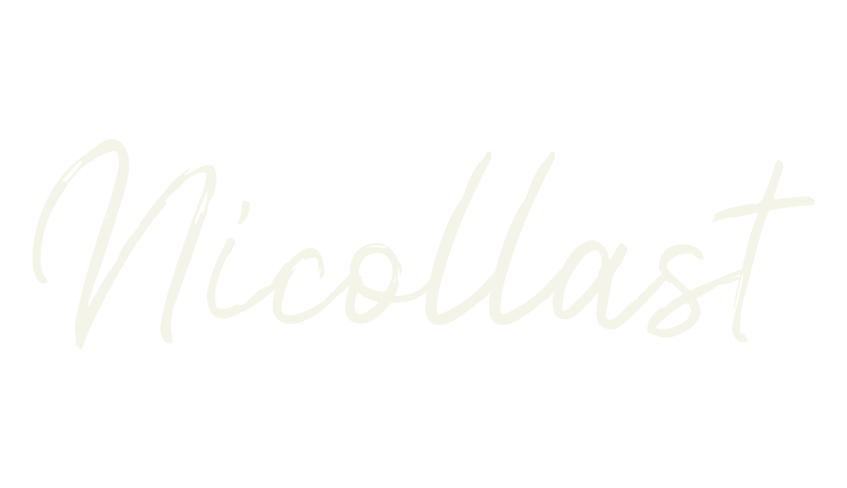 Nicollast, brush font preview