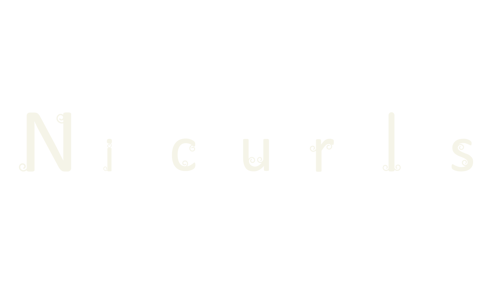 Nicurls, display font preview