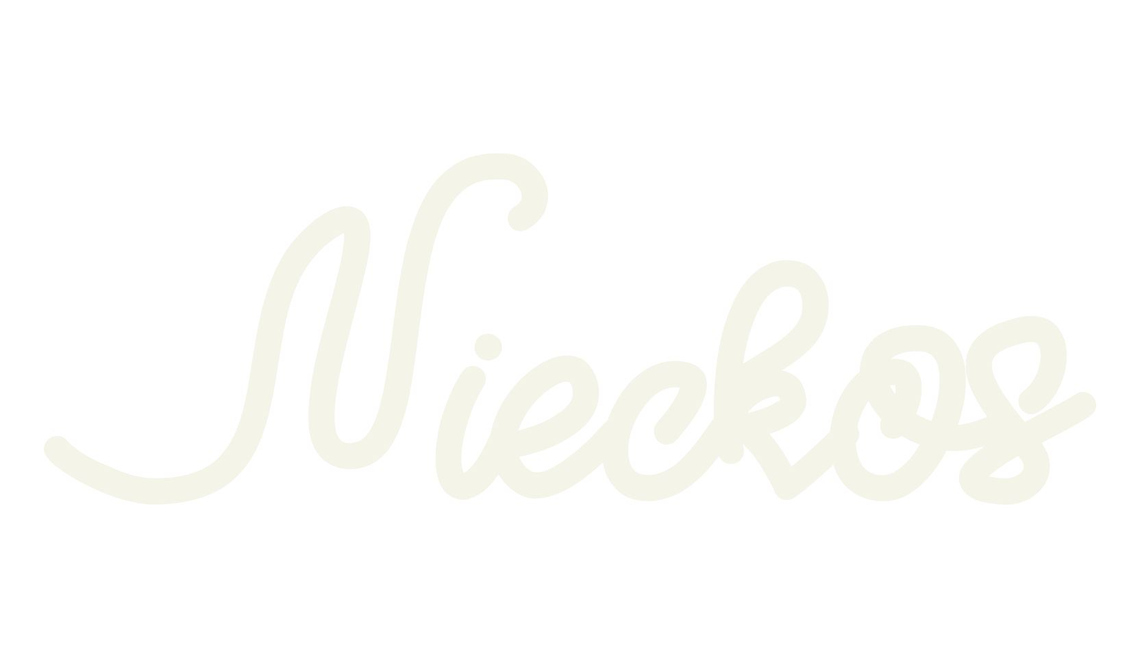 Nieckos, script font preview