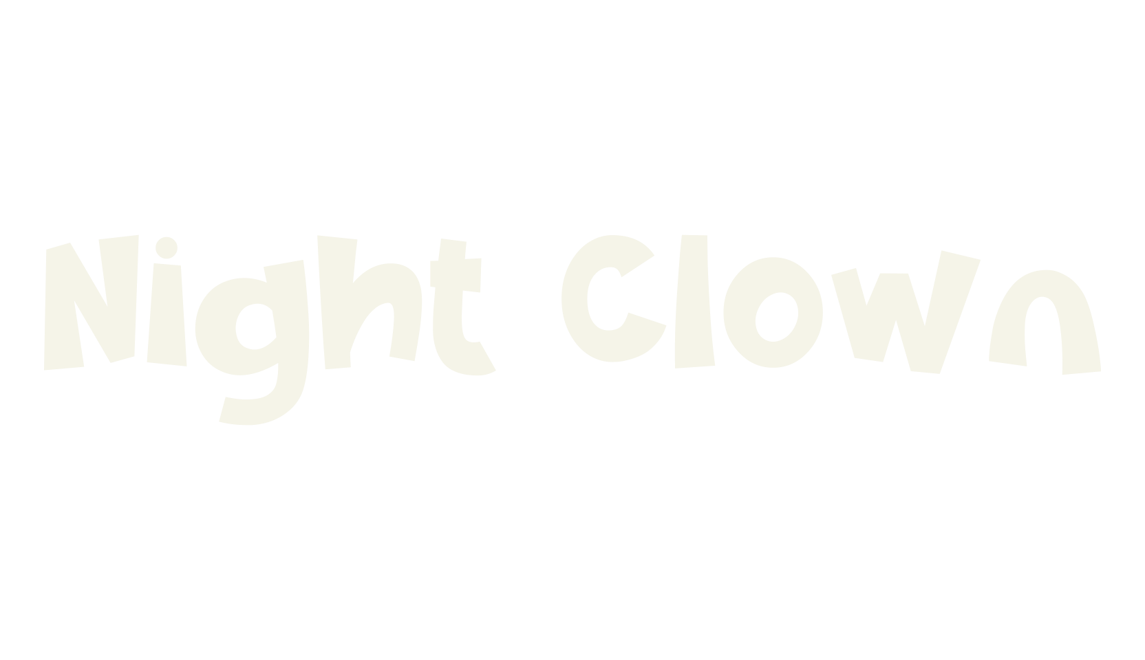 Night Clown, display market font preview