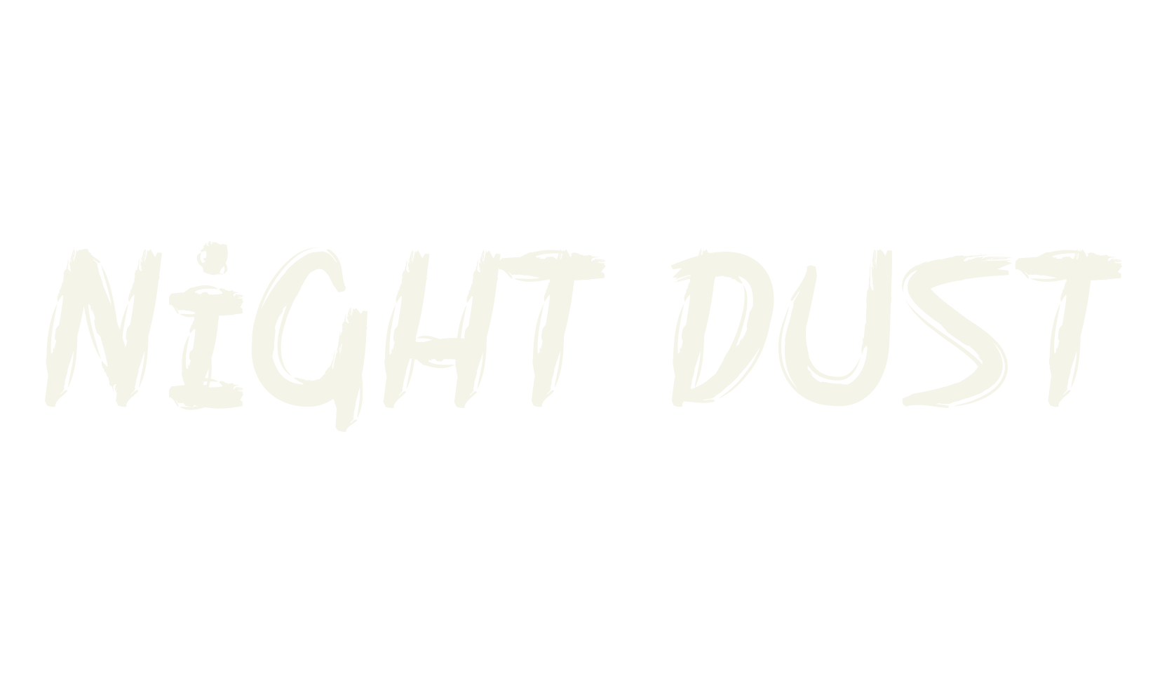 Night Dust, death metal font preview