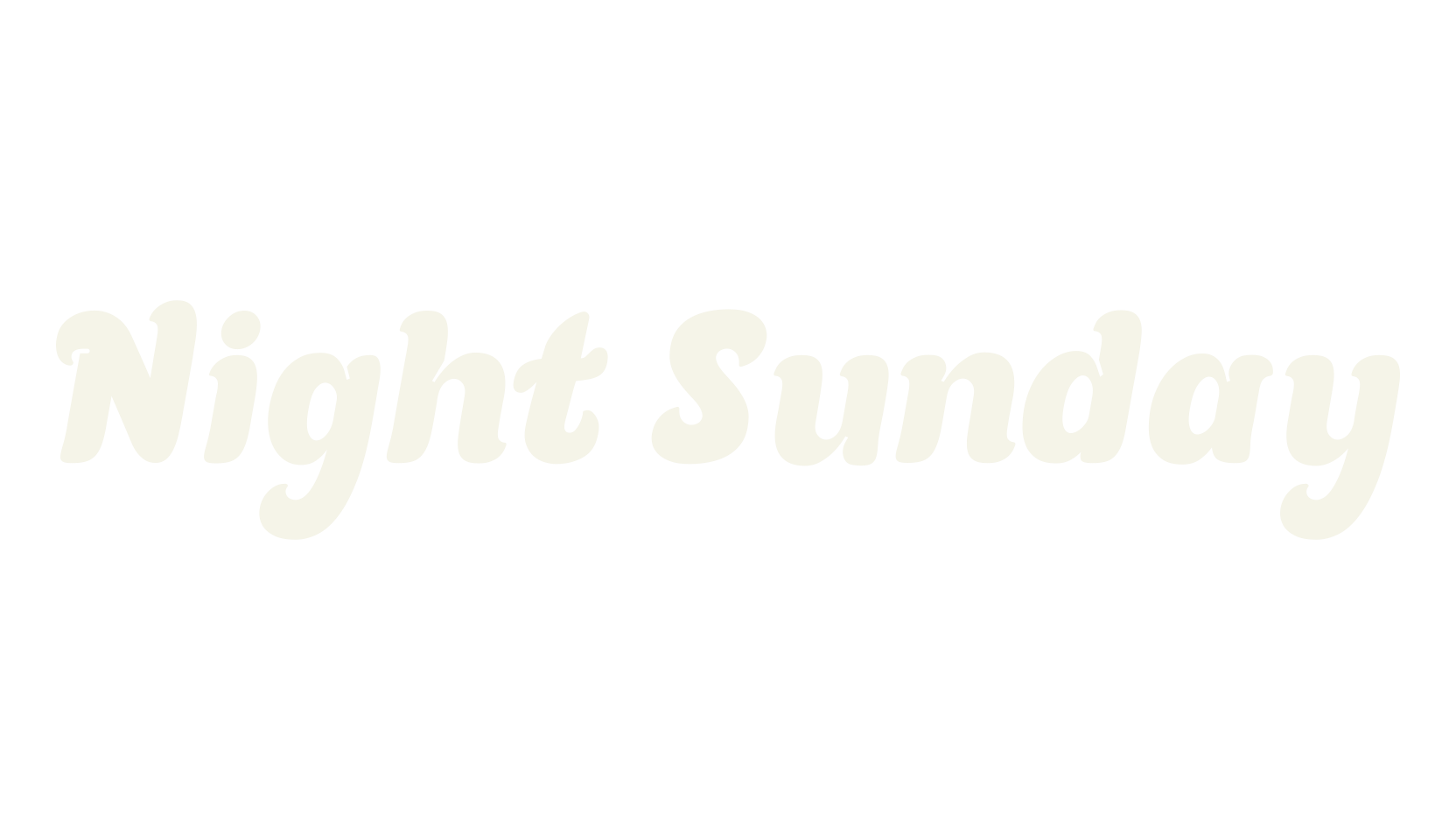 Night Sunday, serif font preview