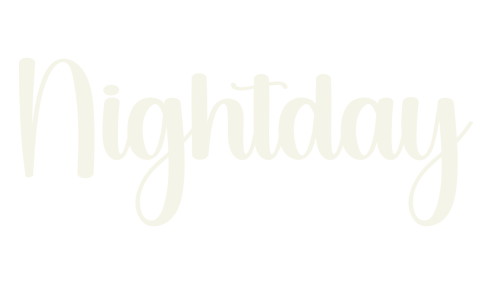 Nightday, fashion script font preview