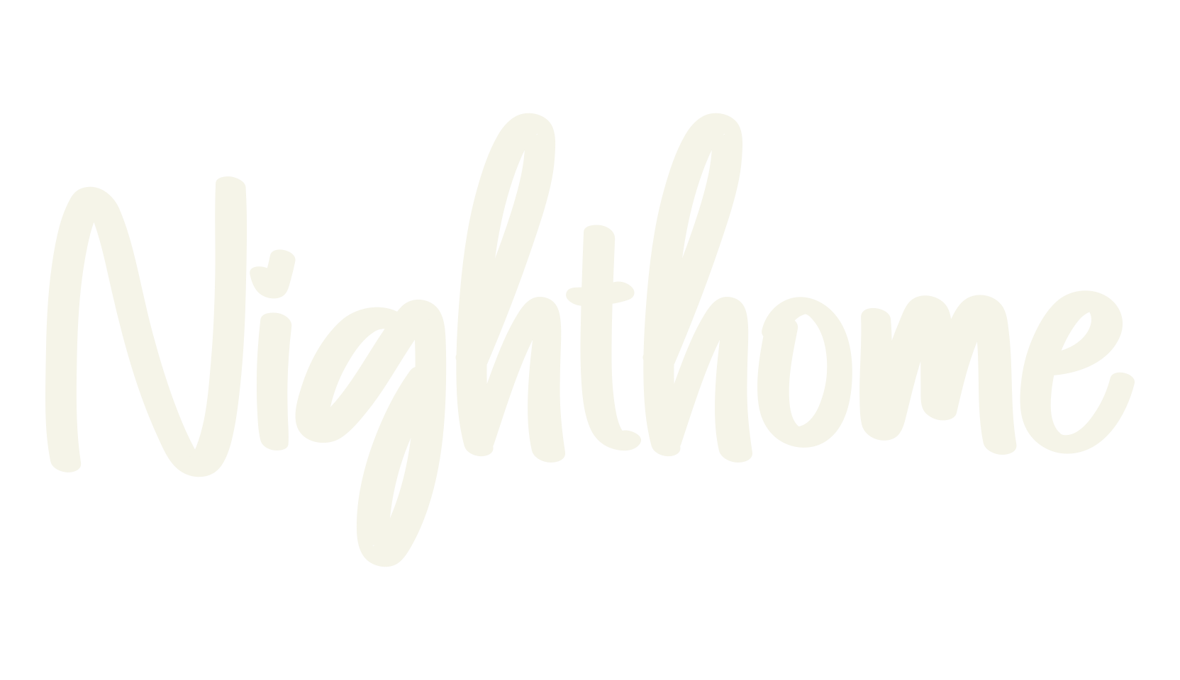 Nighthome, various font preview