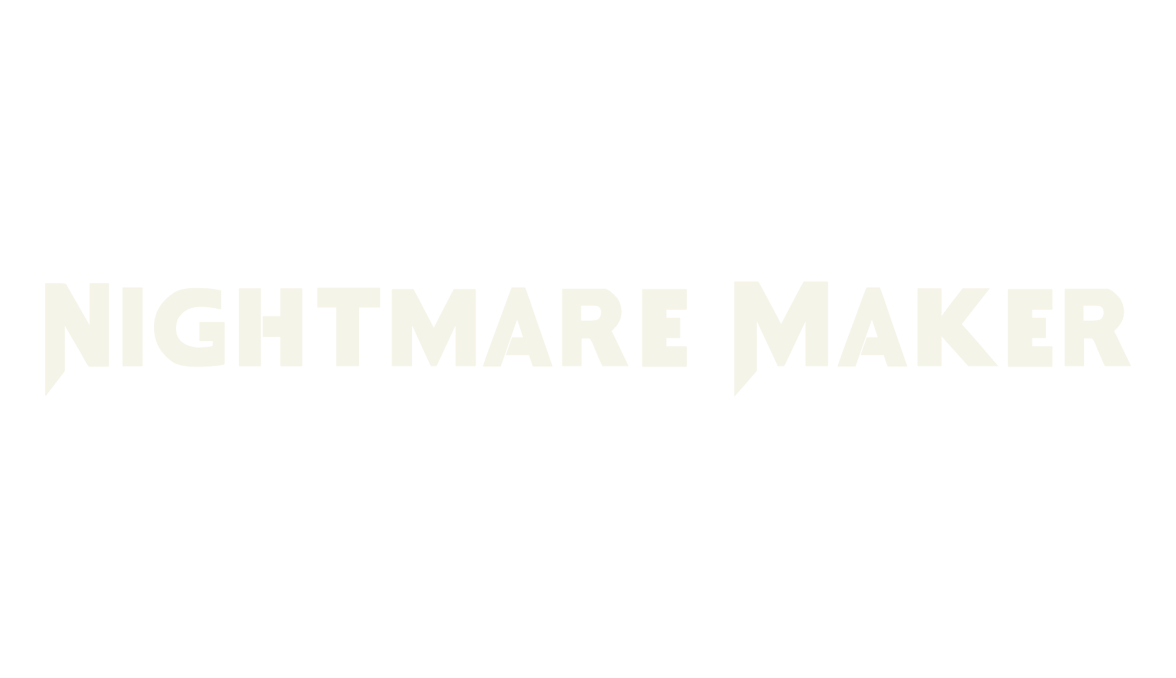 Nightmare Maker, display market font preview