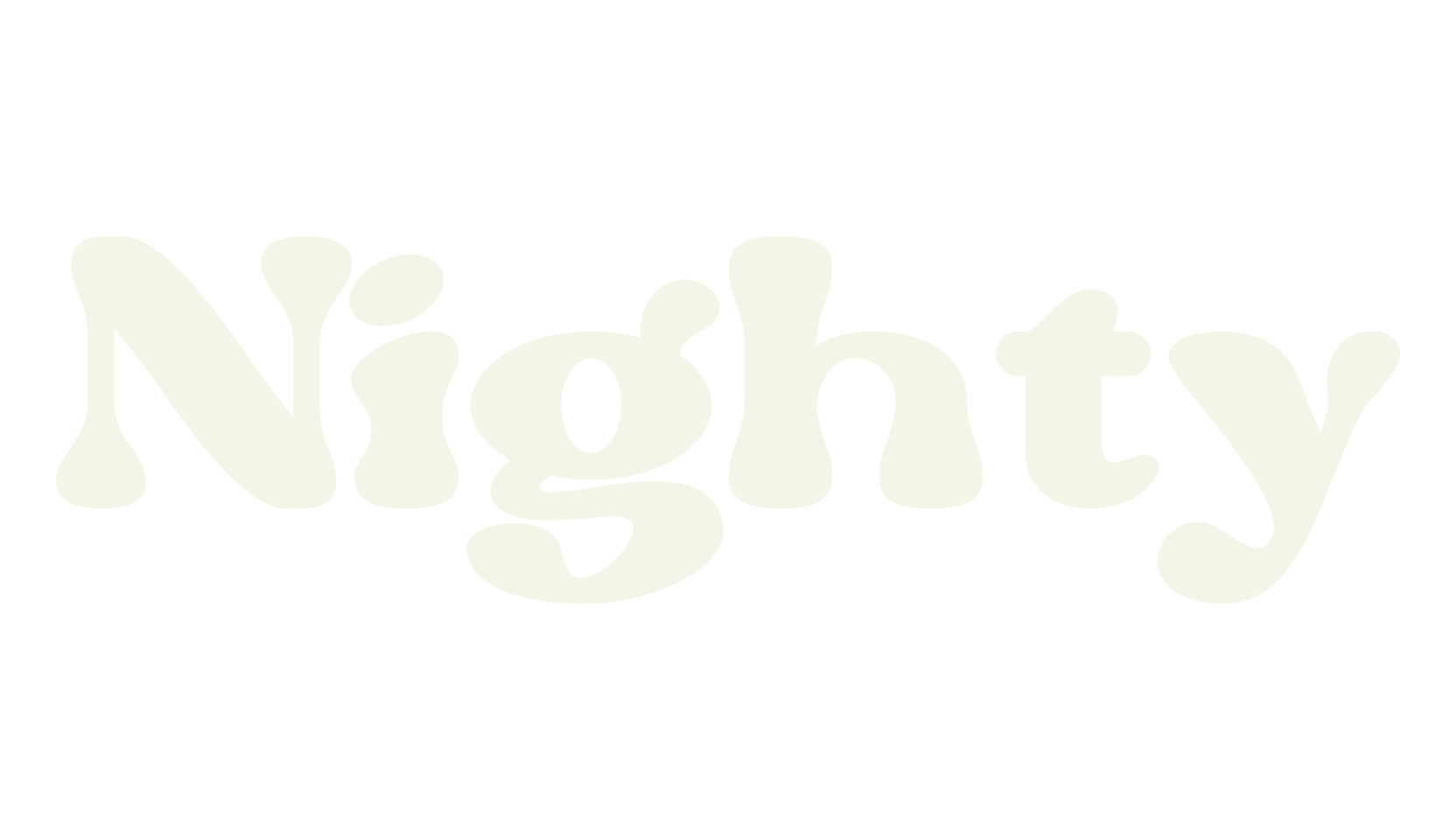 Nighty, retro font preview