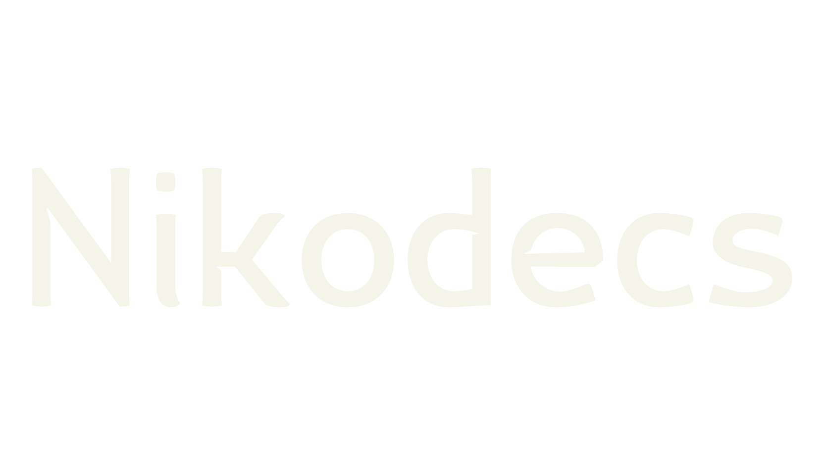 Nikodecs, sans font preview