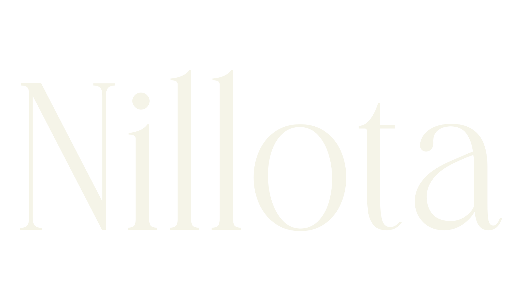 Nillota, serif font preview