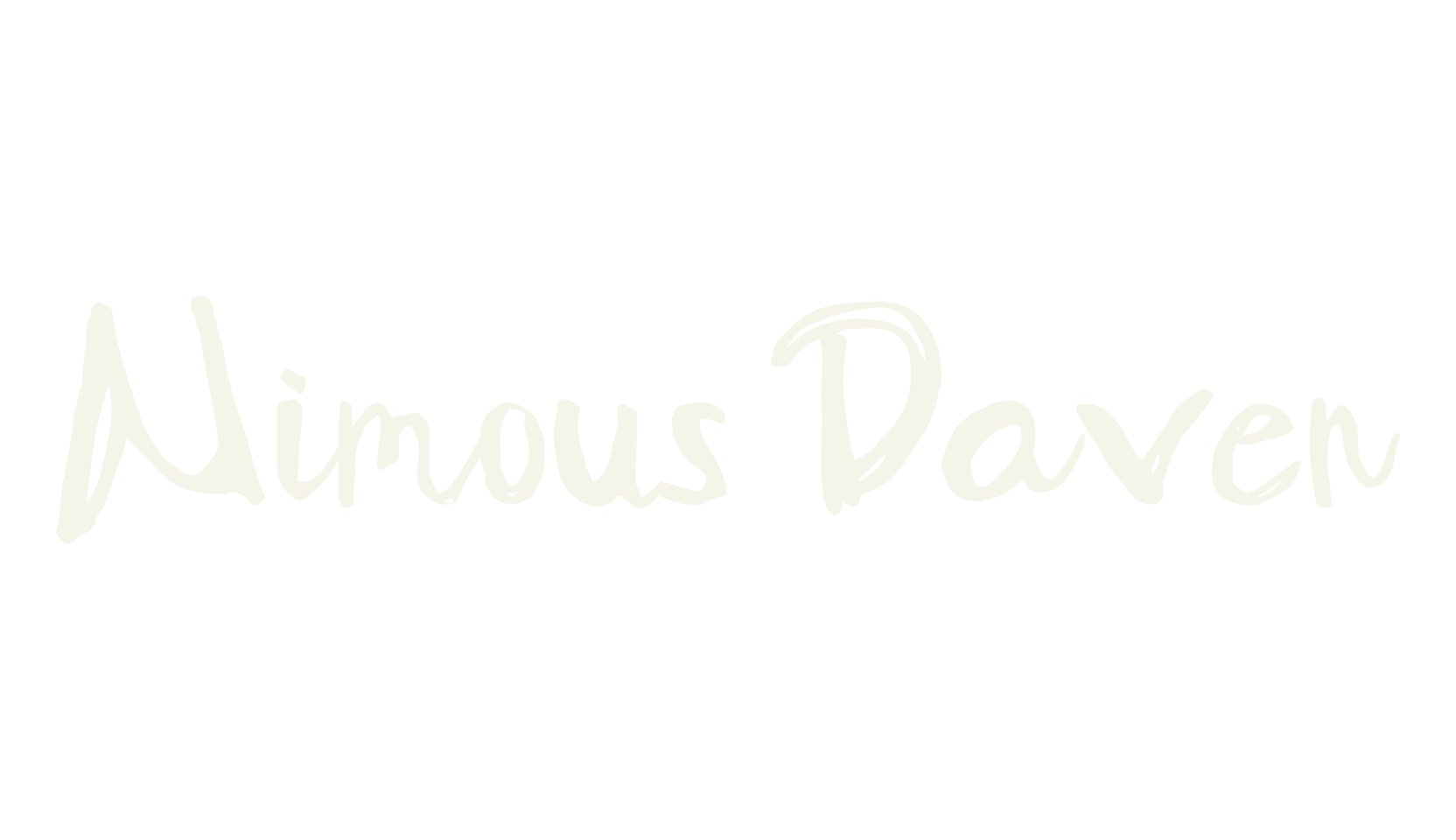 Nimous Daven, hand drawn font preview
