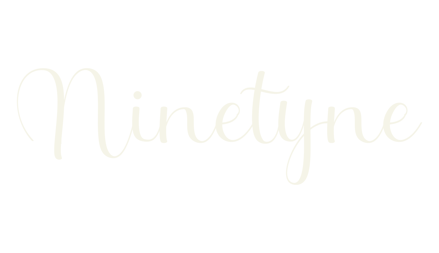 Ninetyne, calligraphy font preview