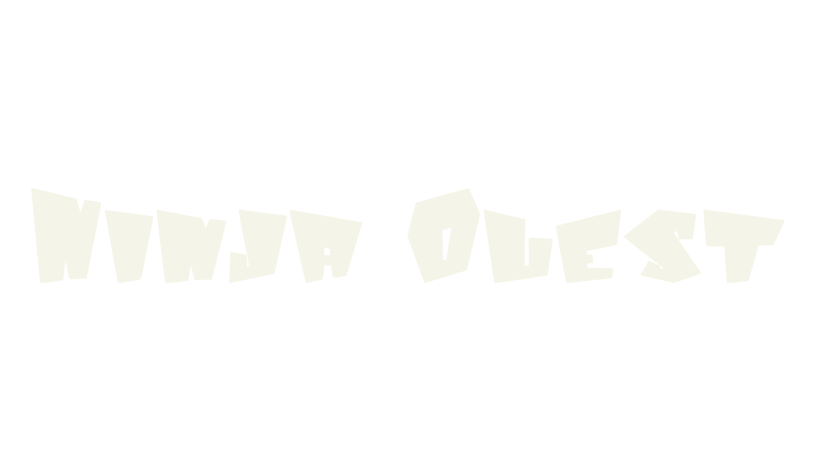 Ninja Quest, cute font preview
