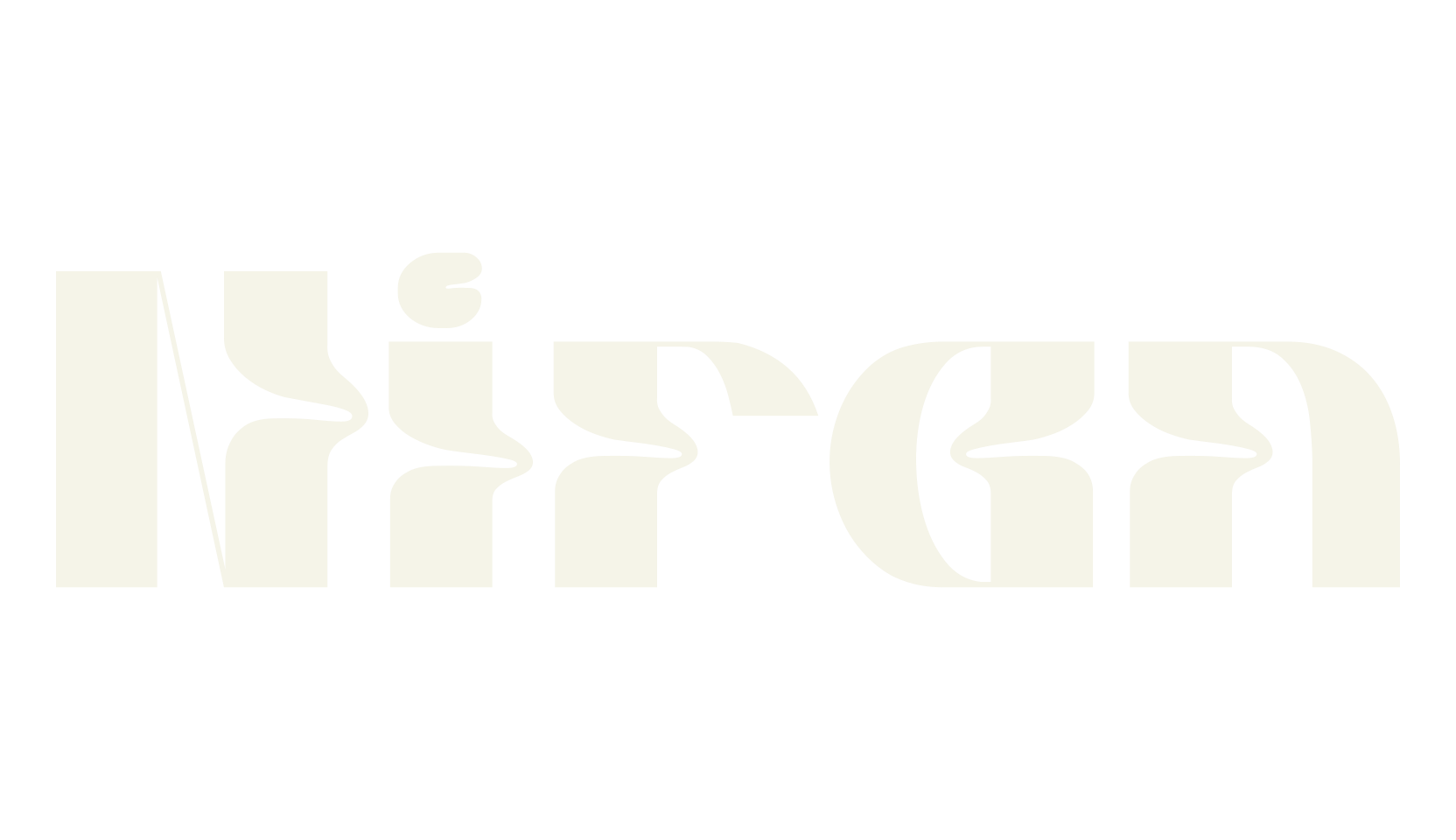 Niran, wavy font preview