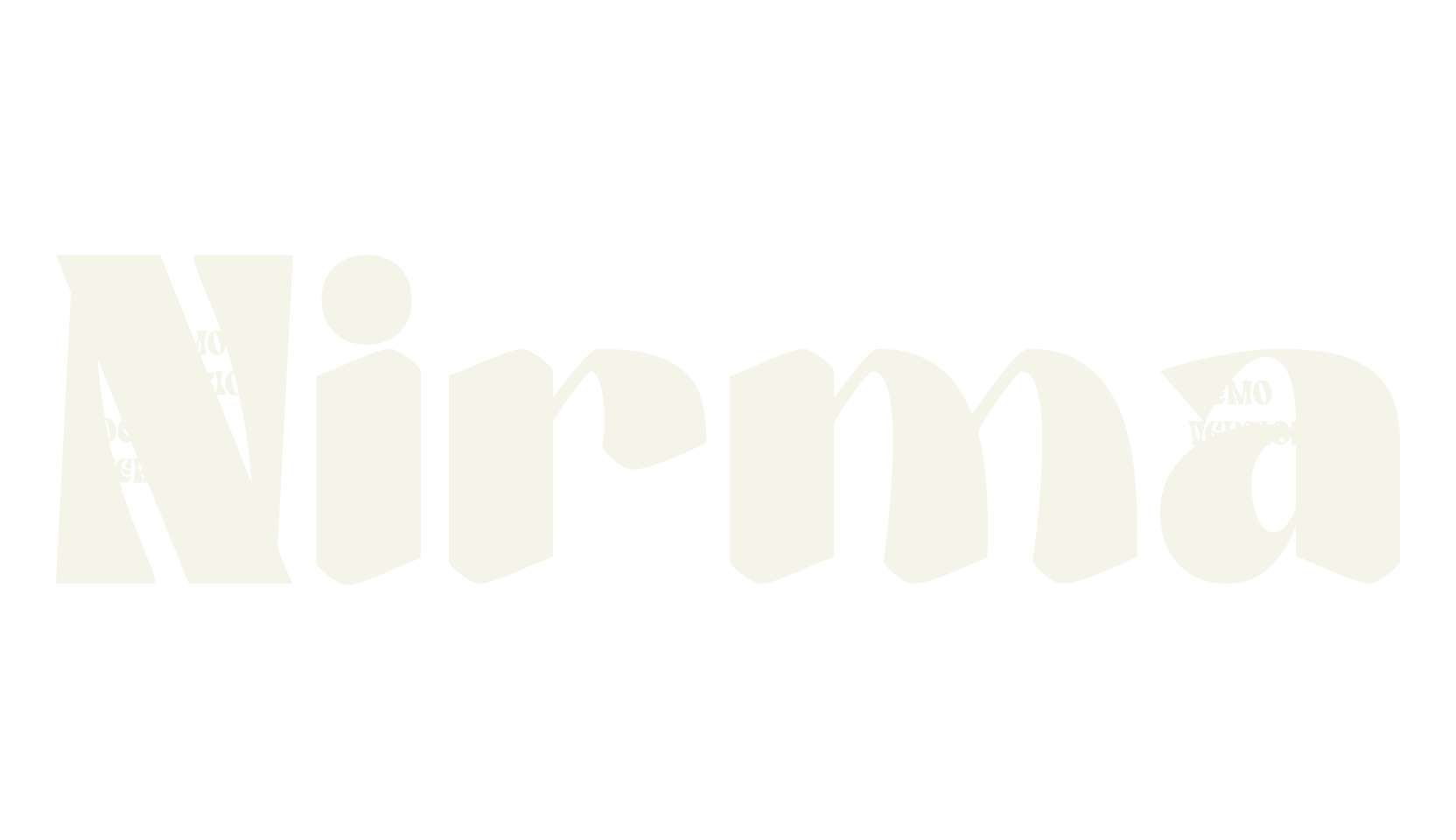 Nirma, groovy font preview