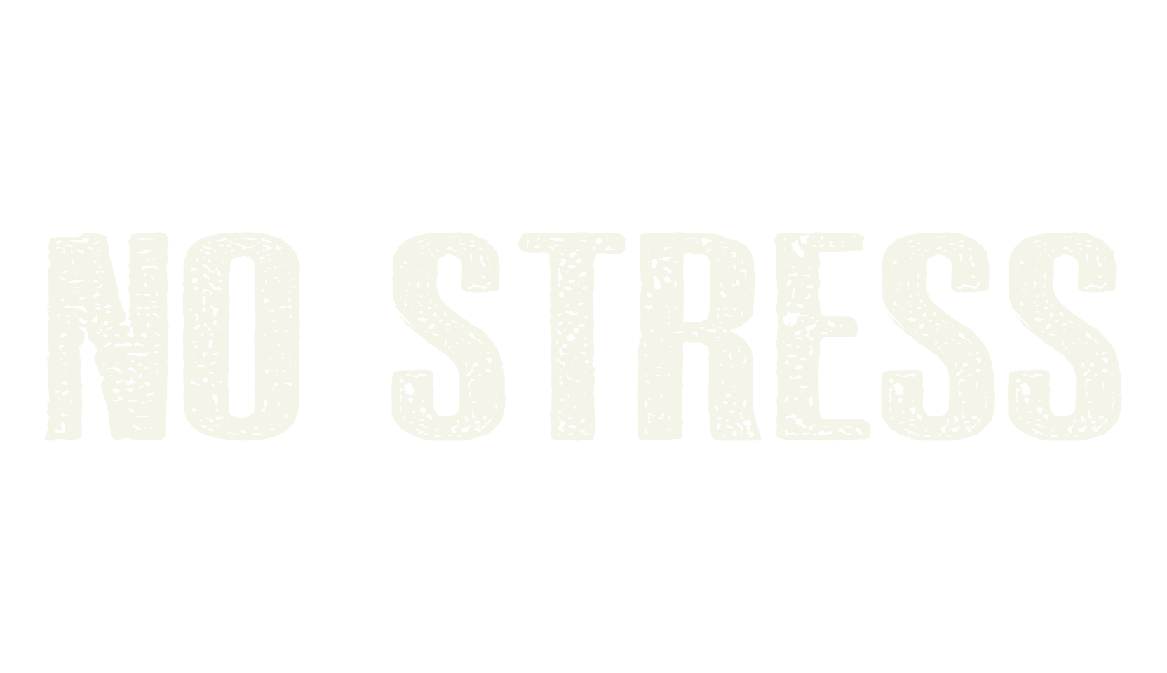 NO STRESS, sans font preview