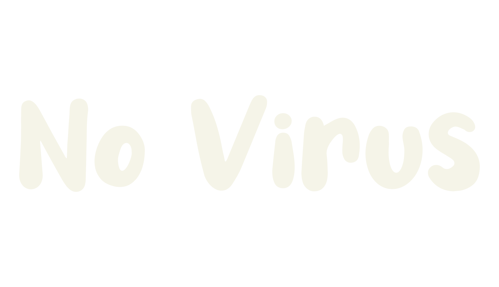No Virus, sans font preview