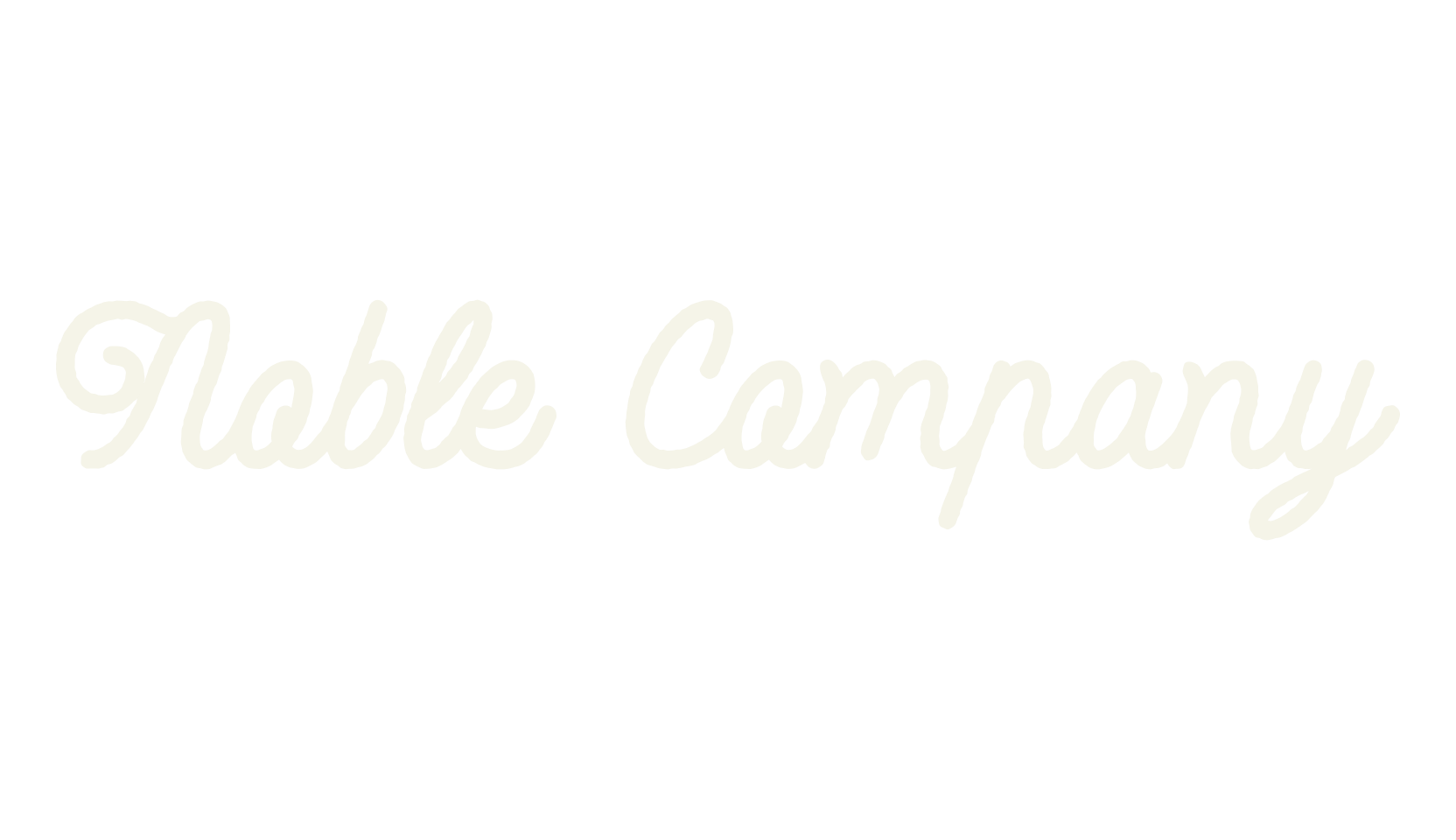 Noble Company, retro font preview