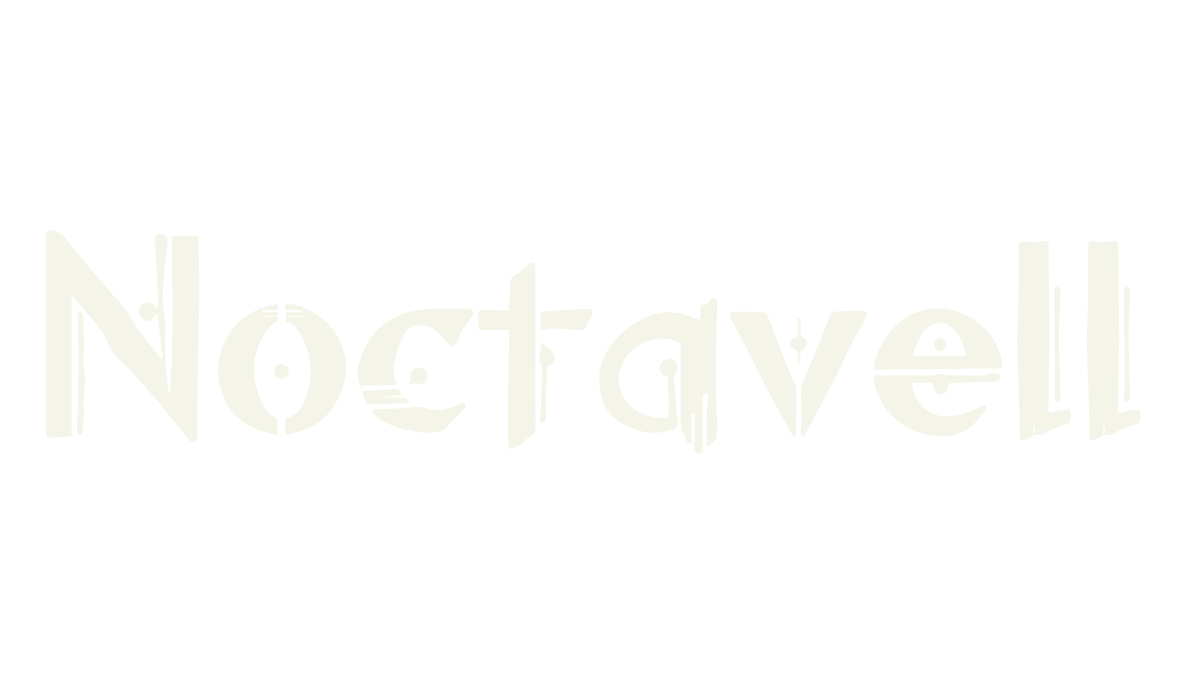 Noctavell, gothic font preview