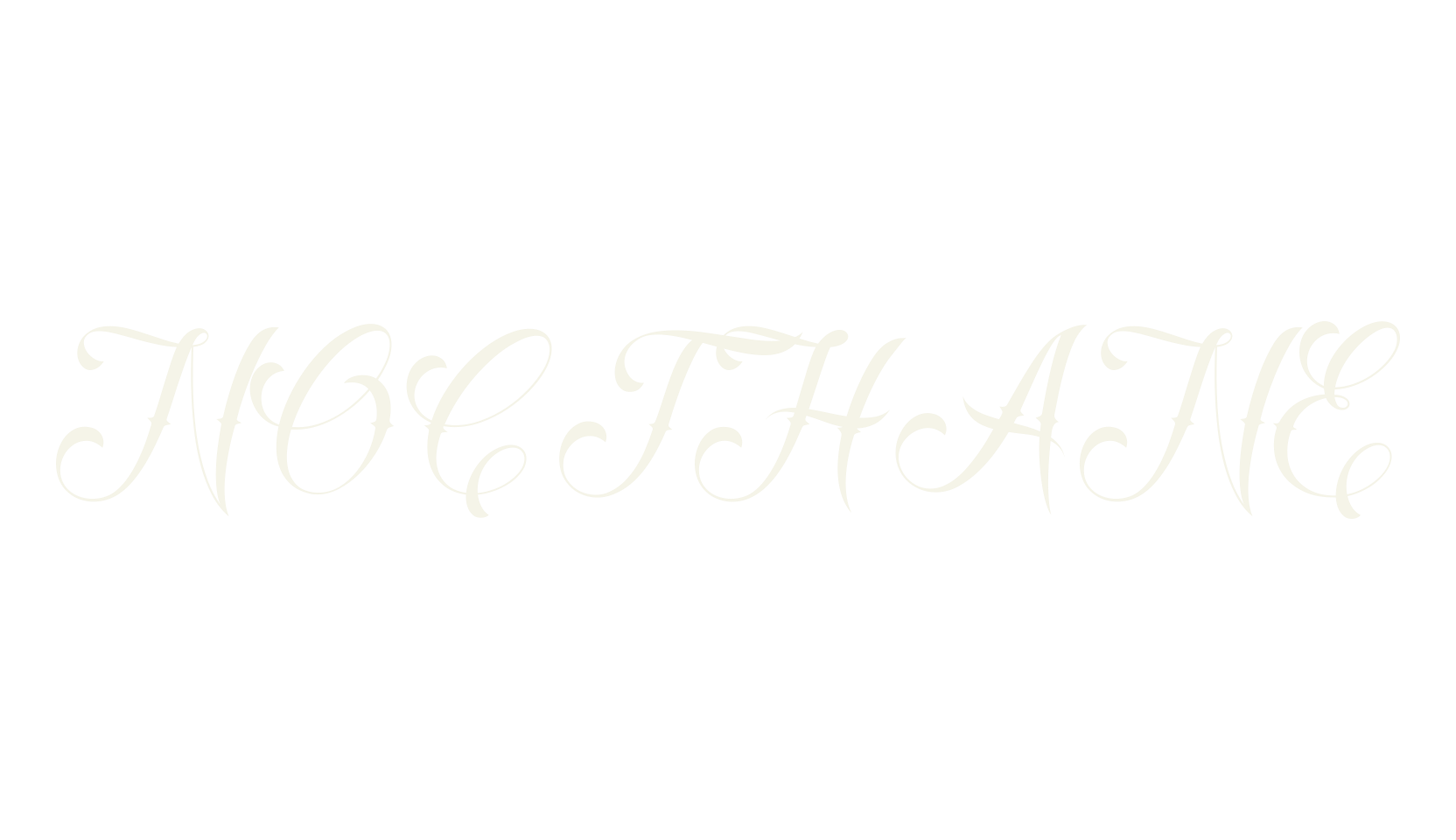 NOCTHANE, tattoo font preview