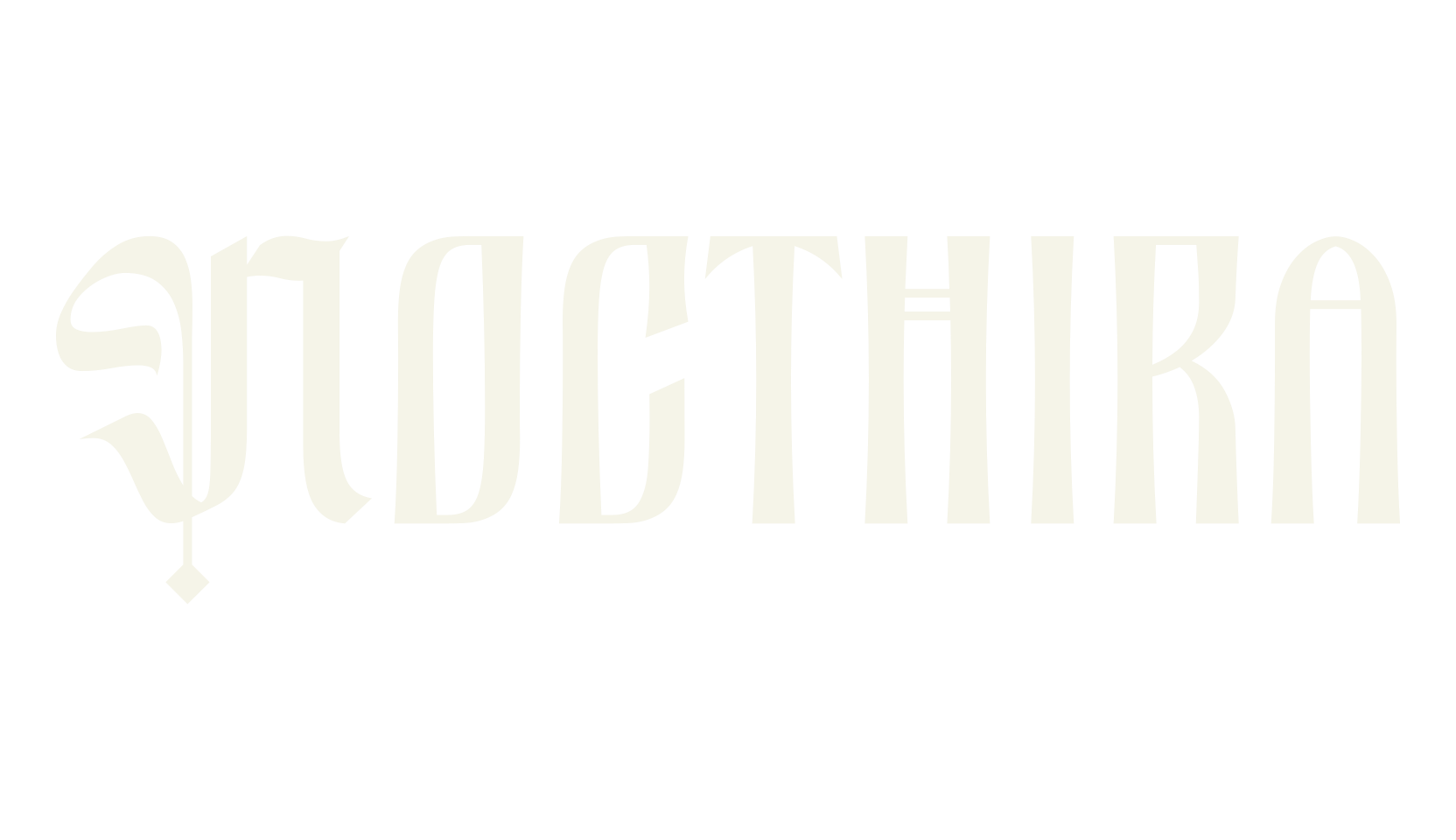 Nocthira, fantasy font preview