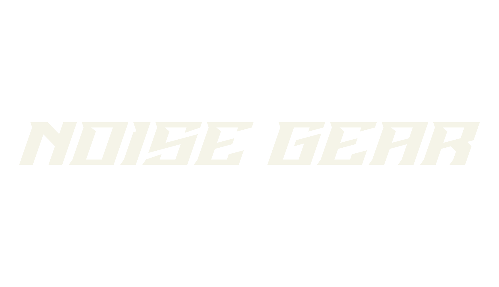 Noise Gear, jersey font preview