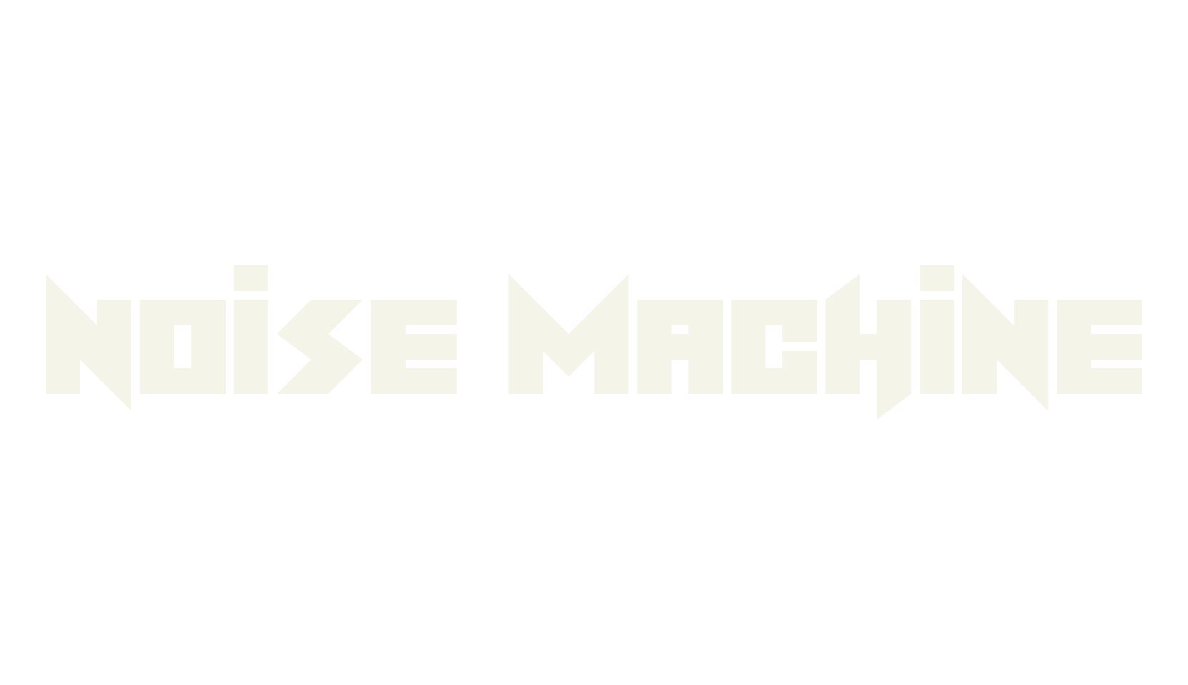Noise Machine, display market font preview