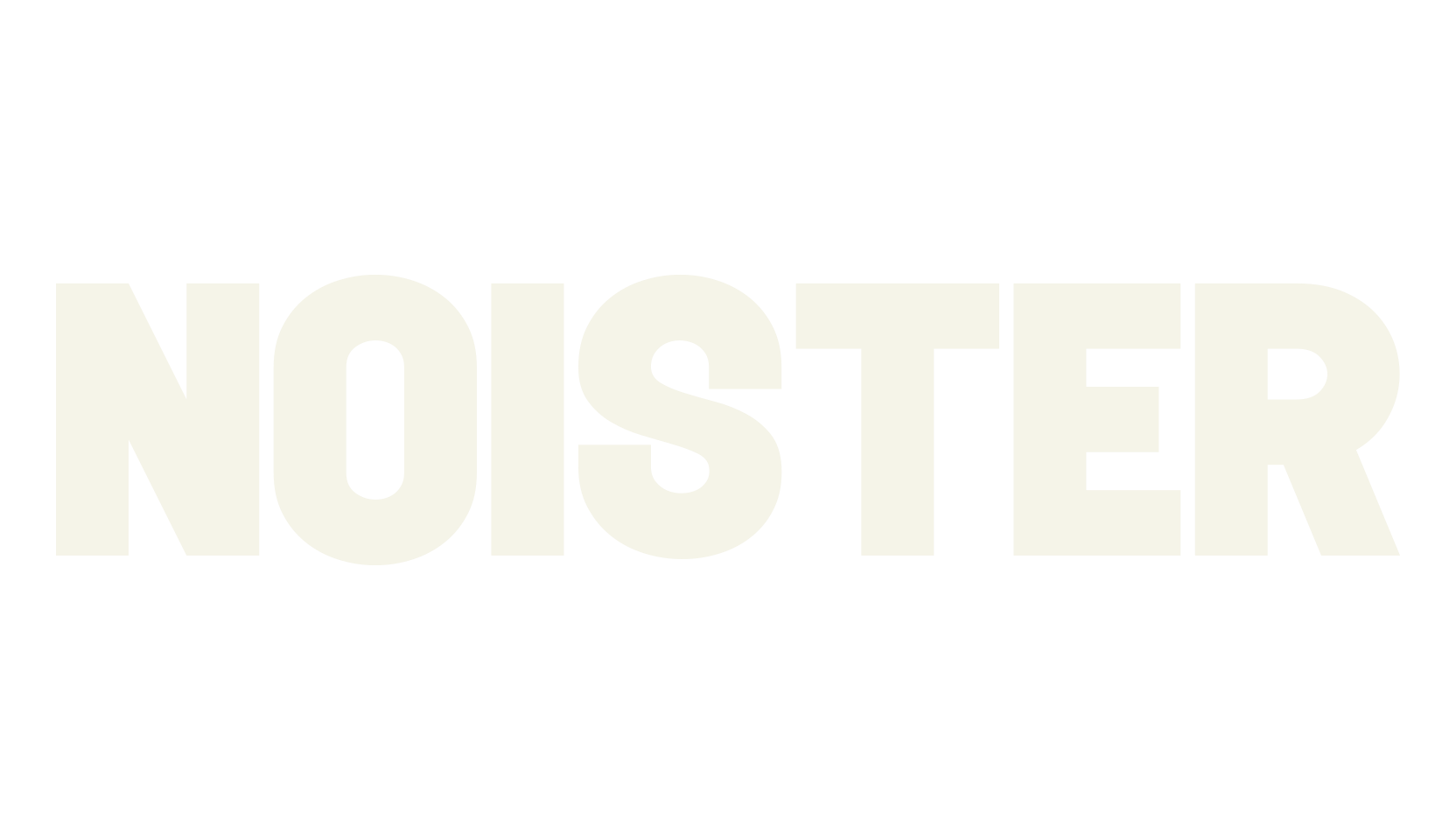 NOISTER, sans serif font preview