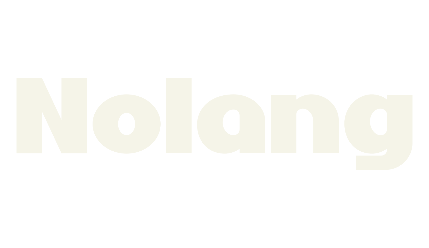 Nolang, bold font preview