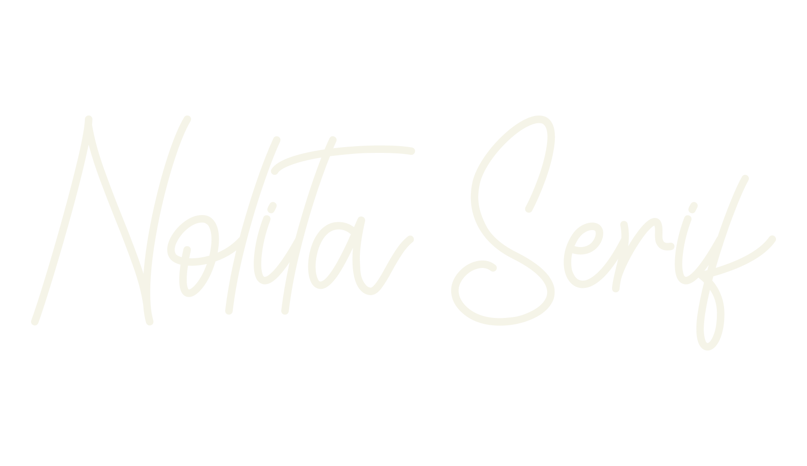 Nolita Serif, serif font preview