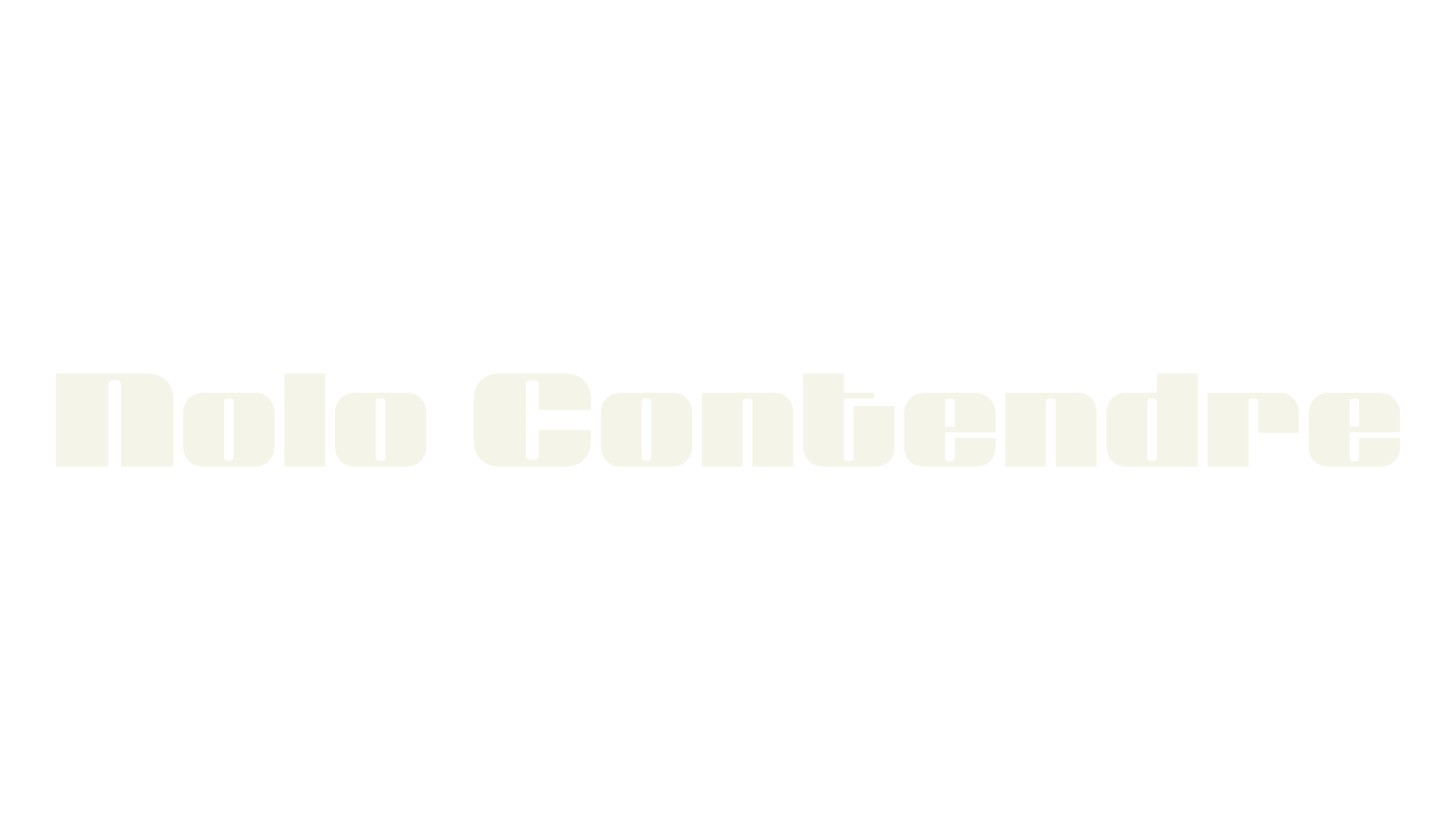 Nolo Contendre, sans font preview