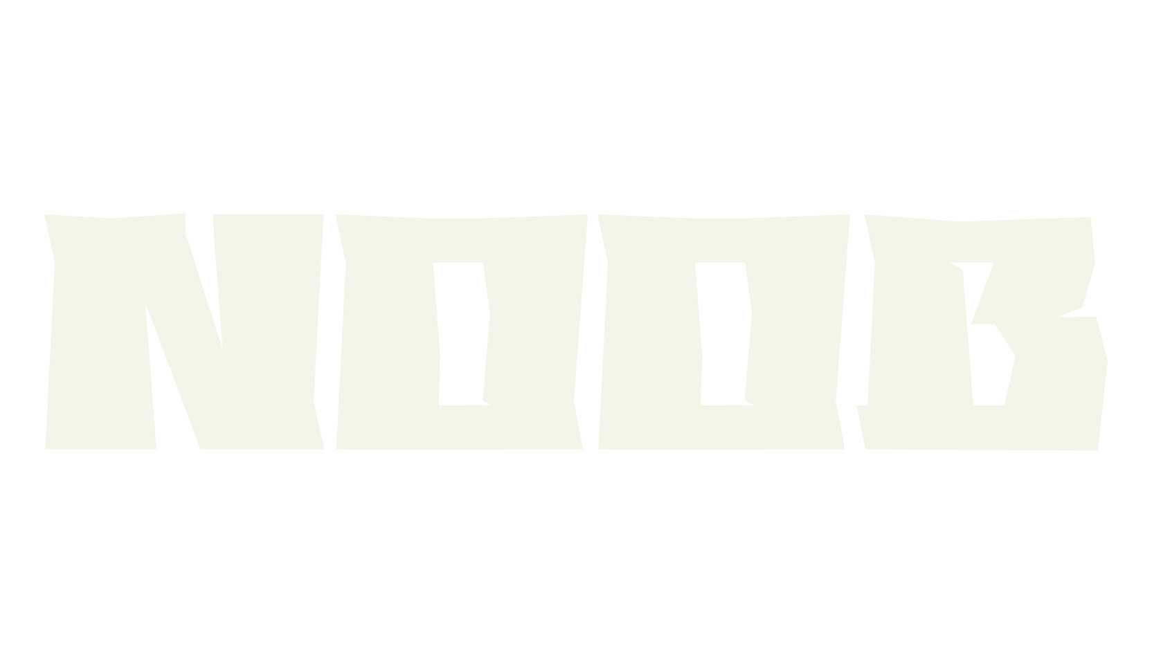 Noob, decorative font preview